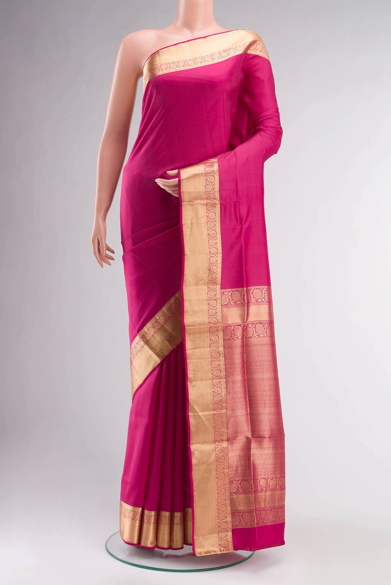Pink Soft Silk Saree