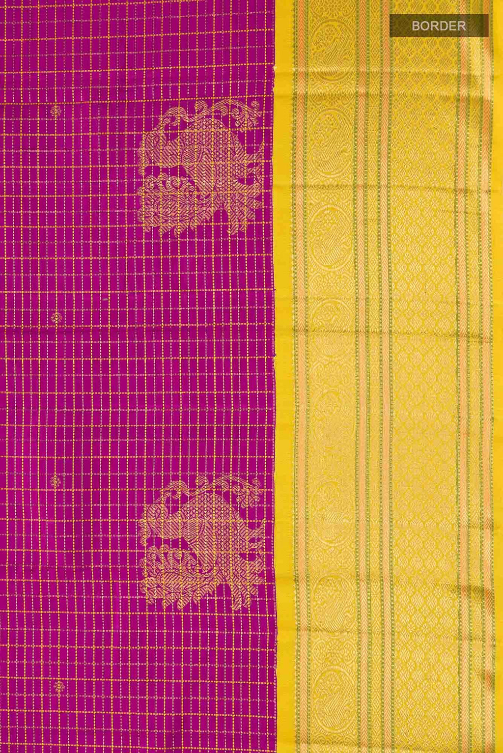 Pure Silk Pure Zari Pink Kanchipuram Saree