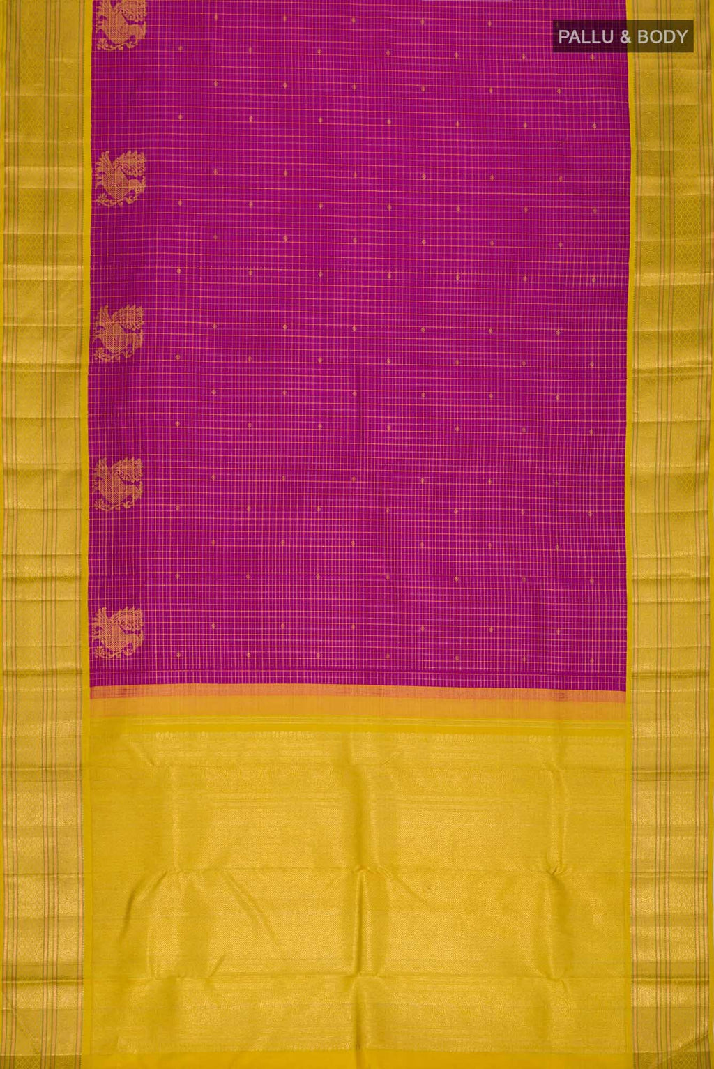 Pure Silk Pure Zari Pink Kanchipuram Saree