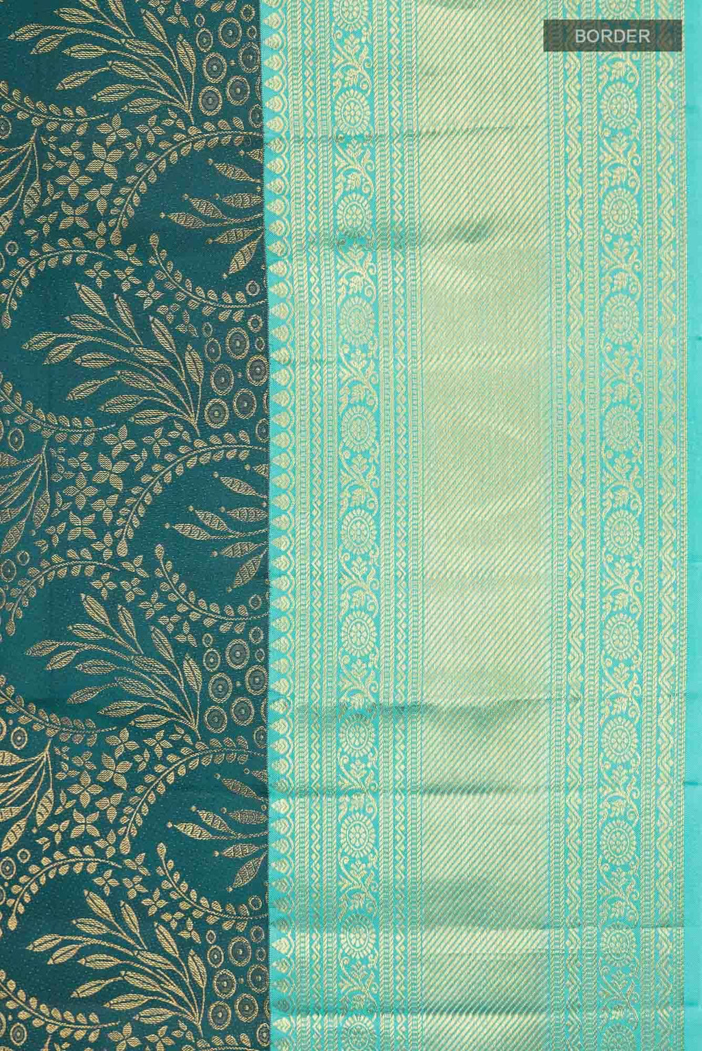 Blue Kanchipuram Silk Saree