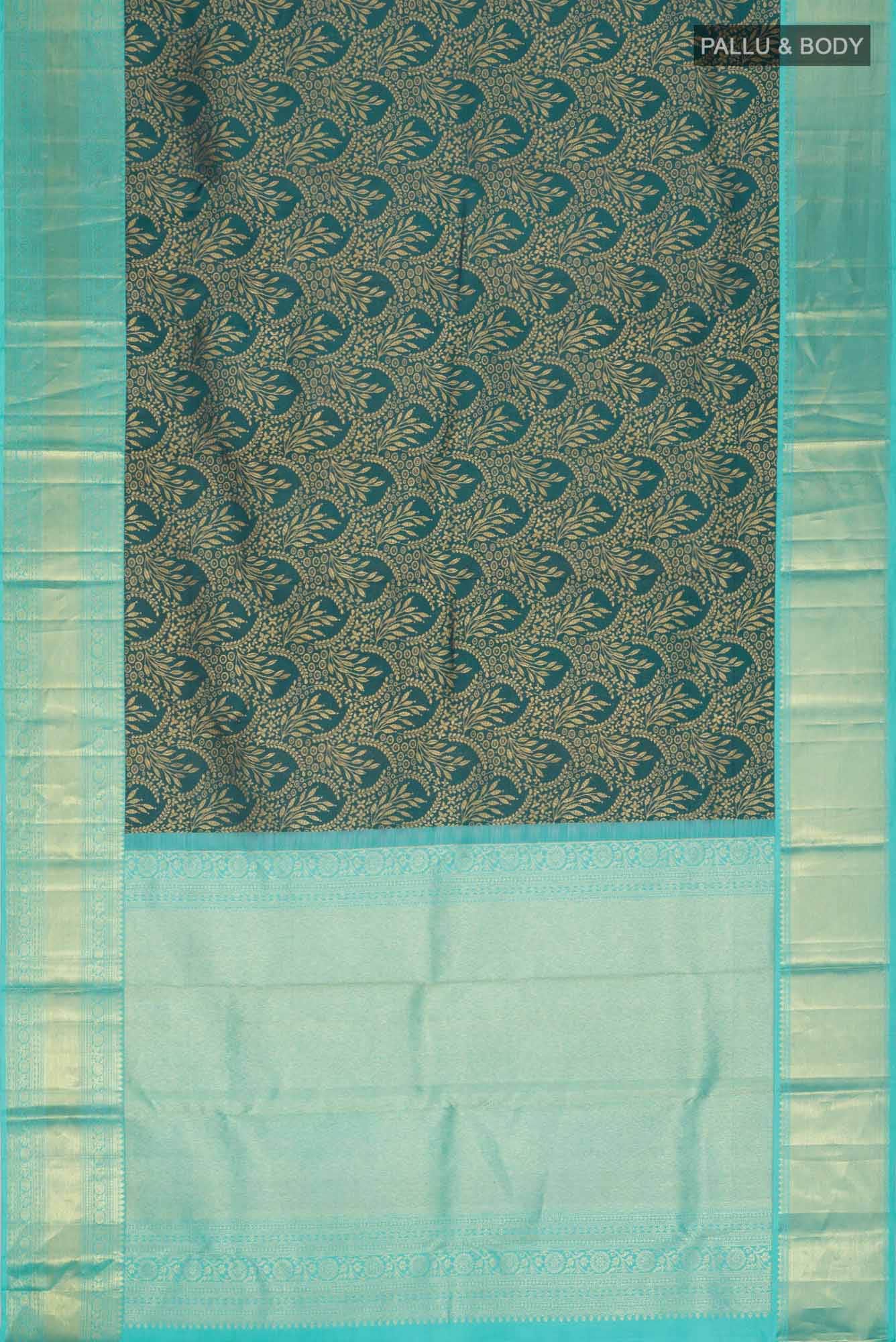 Blue Kanchipuram Silk Saree
