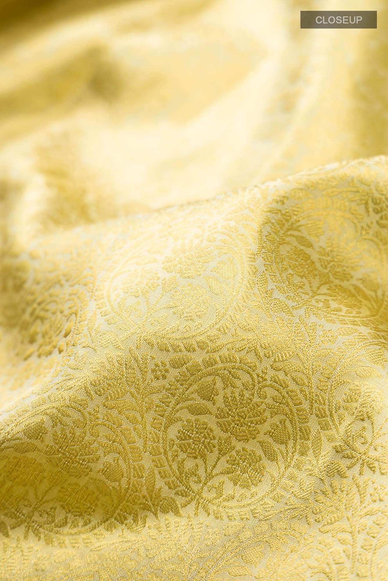 Beige Kanchipuram Silk Saree