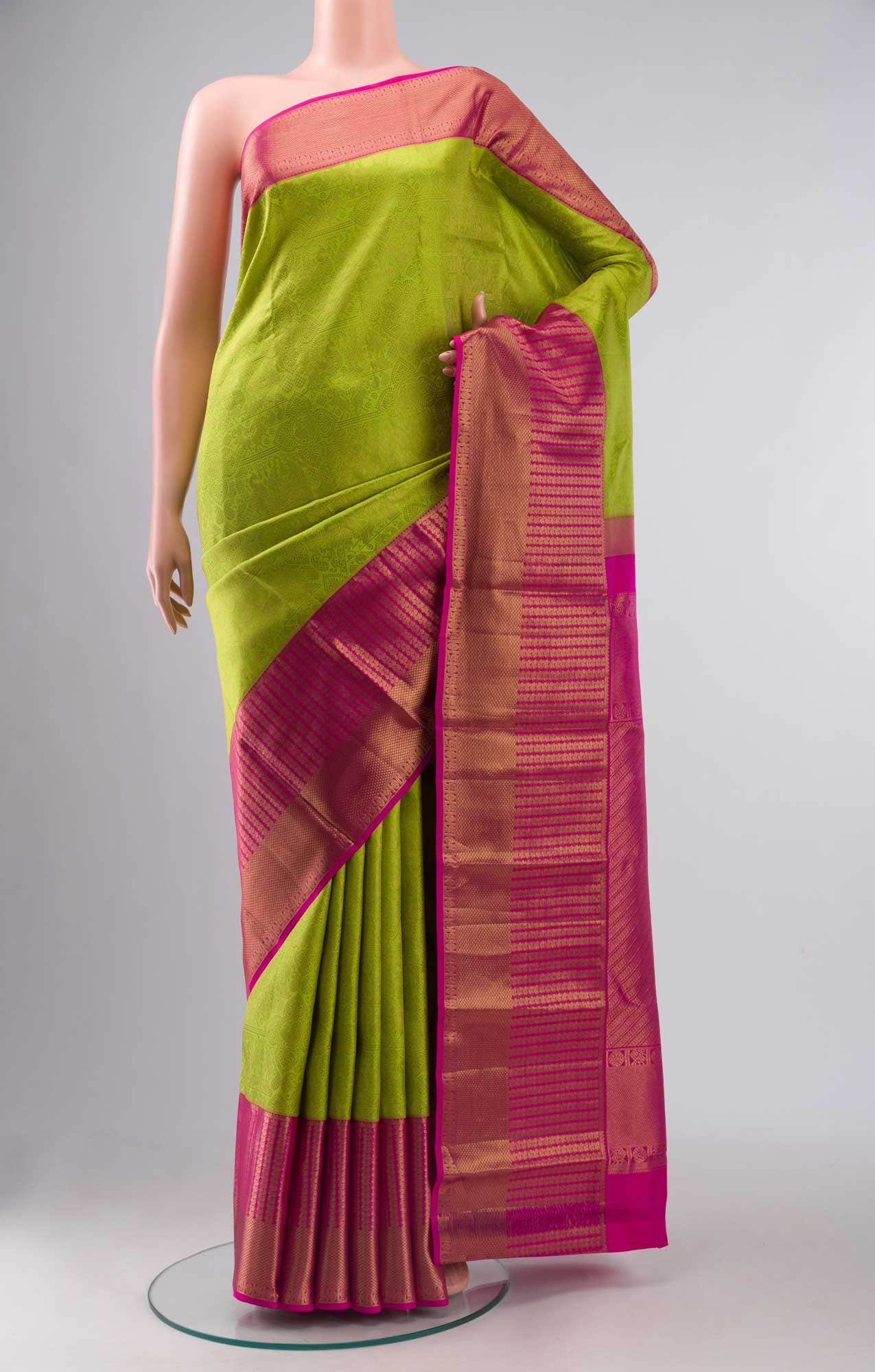 Green Kanchipuram Silk Saree