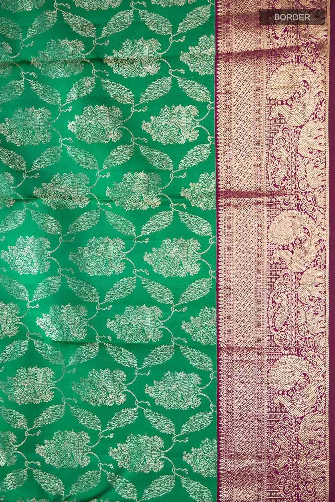 Green Kanchipuram Silk Saree