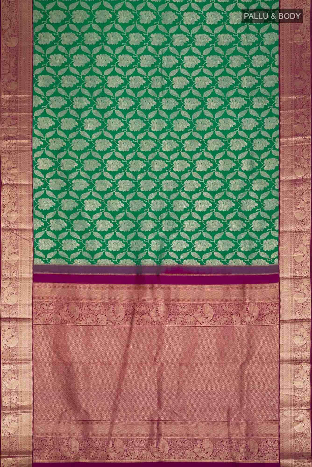 Green Kanchipuram Silk Saree