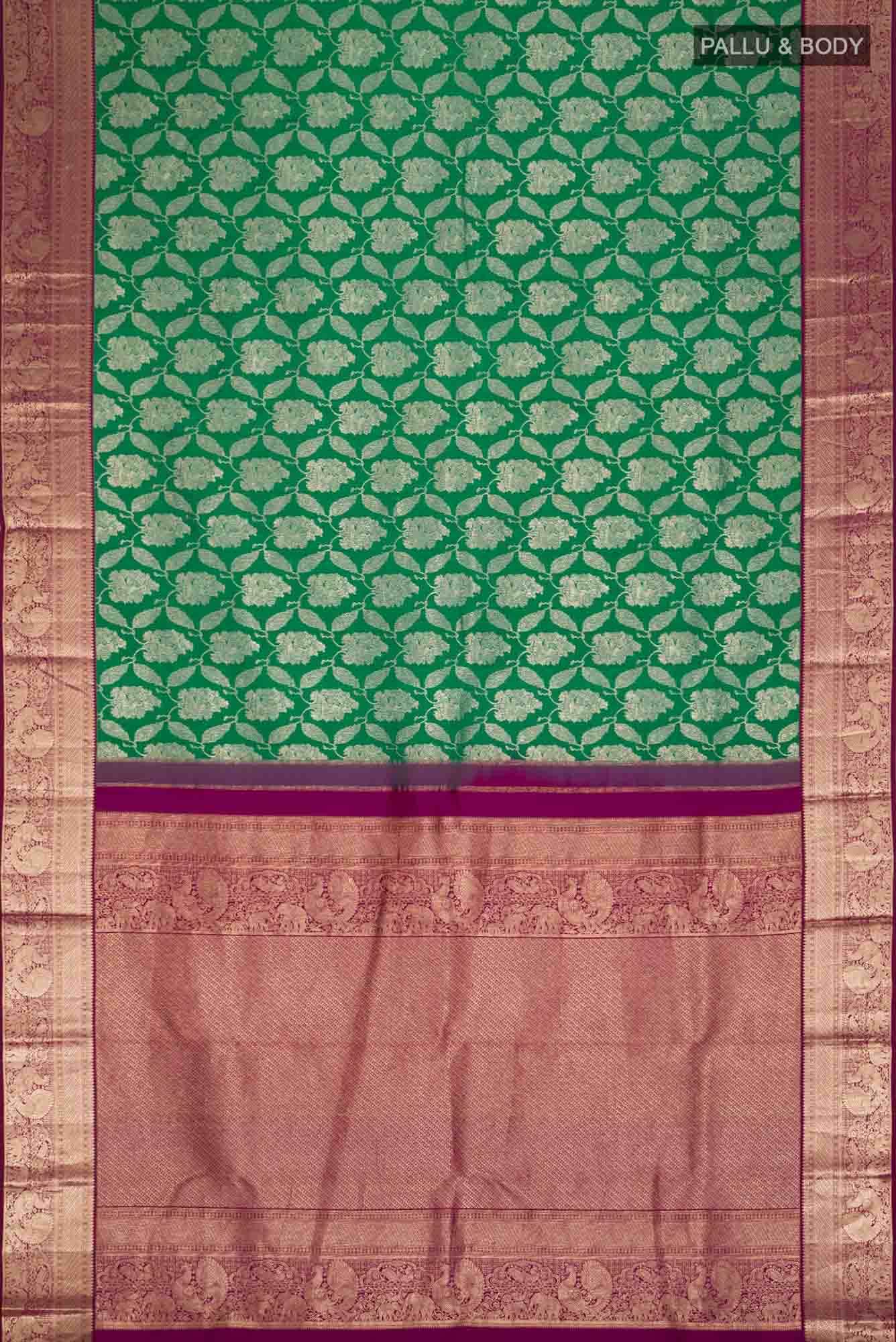 Green Kanchipuram Silk Saree