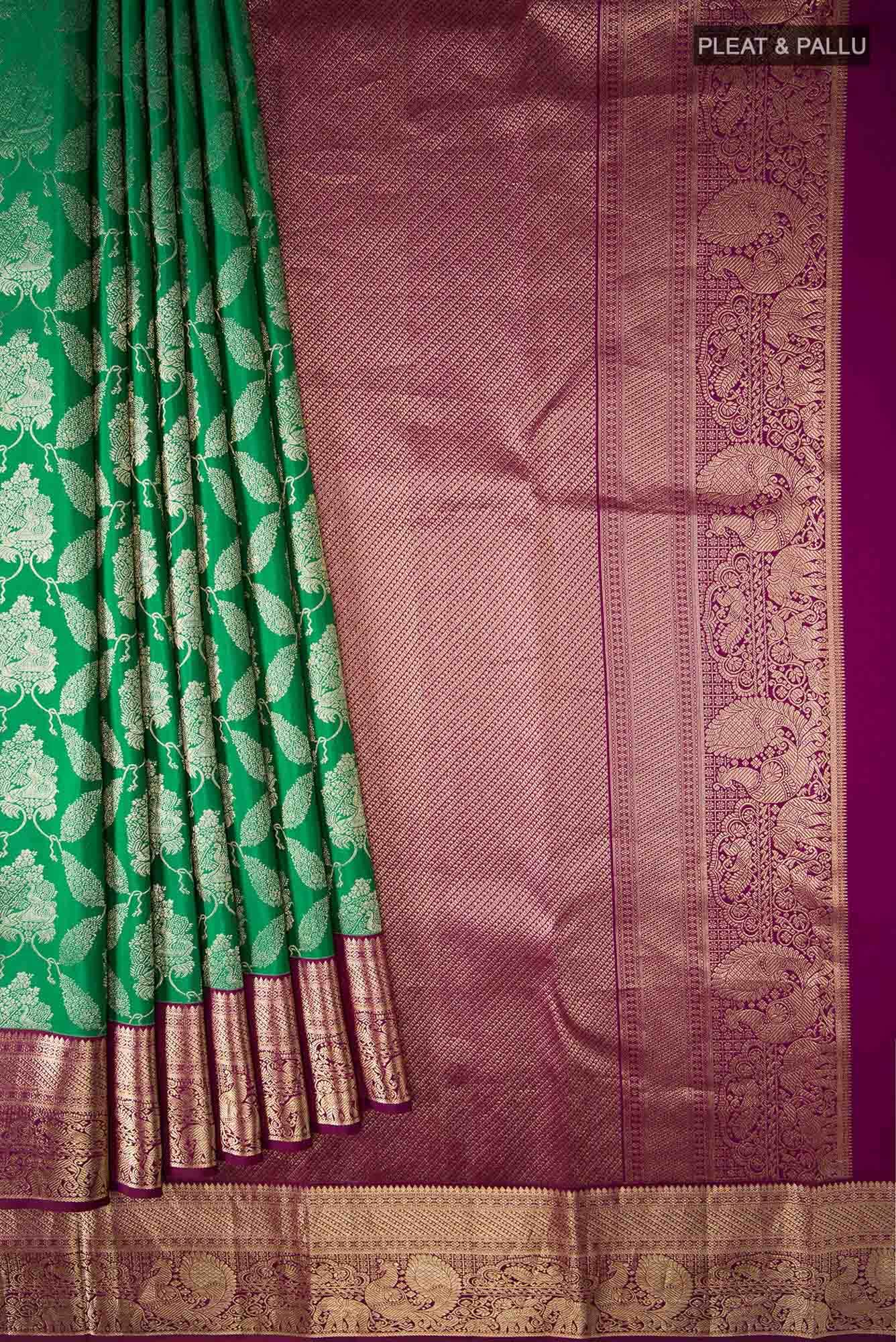 Green Kanchipuram Silk Saree
