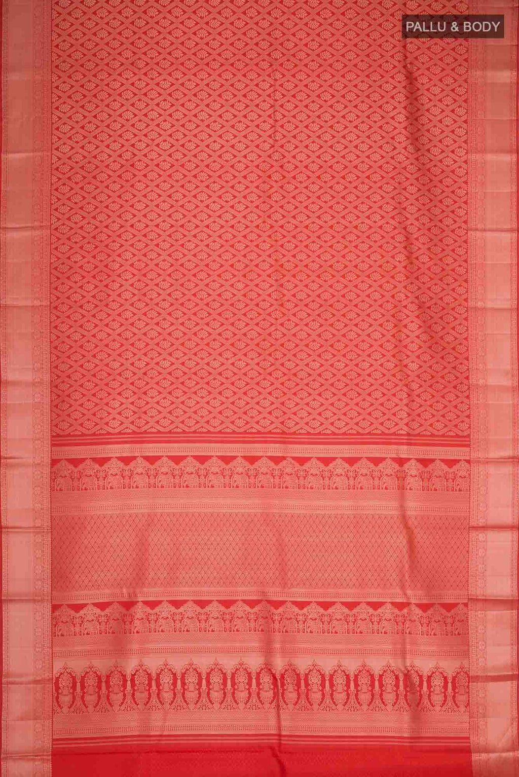 Red Kanchipuram Silk Saree