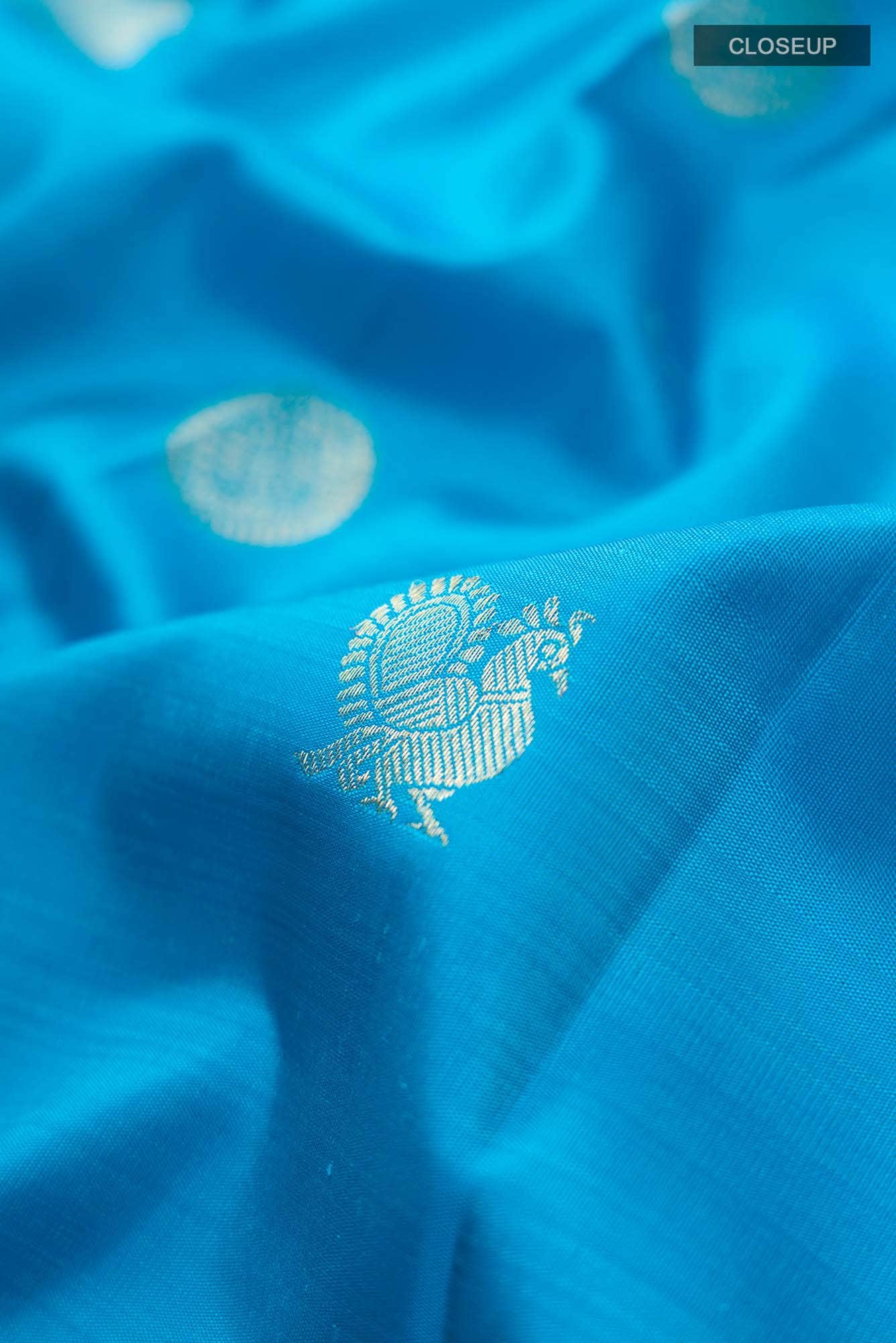 Blue Kanchipuram Silk Saree