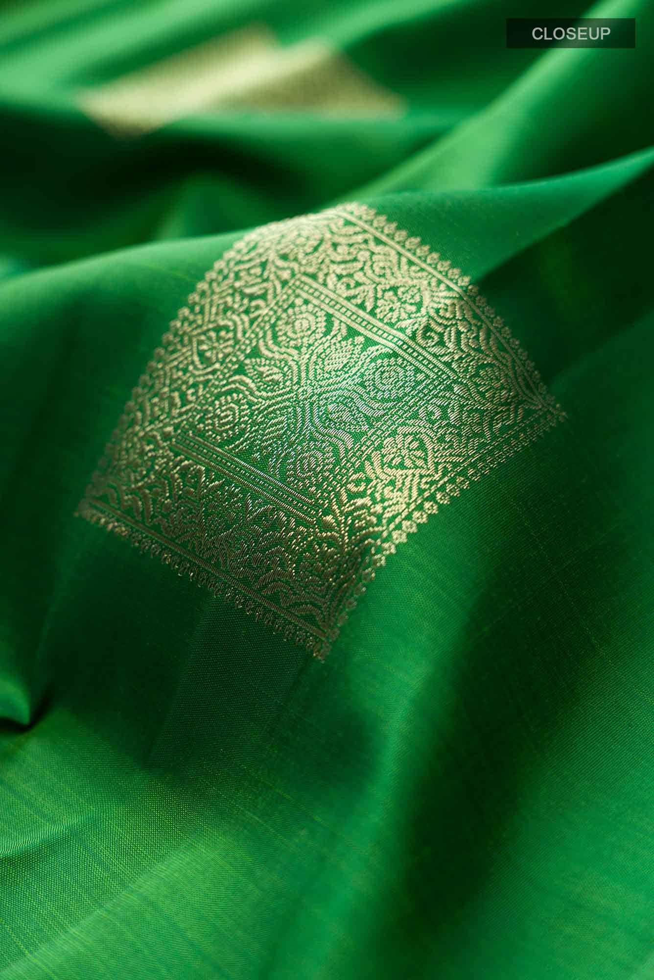 Green Kanchipuram Silk Saree