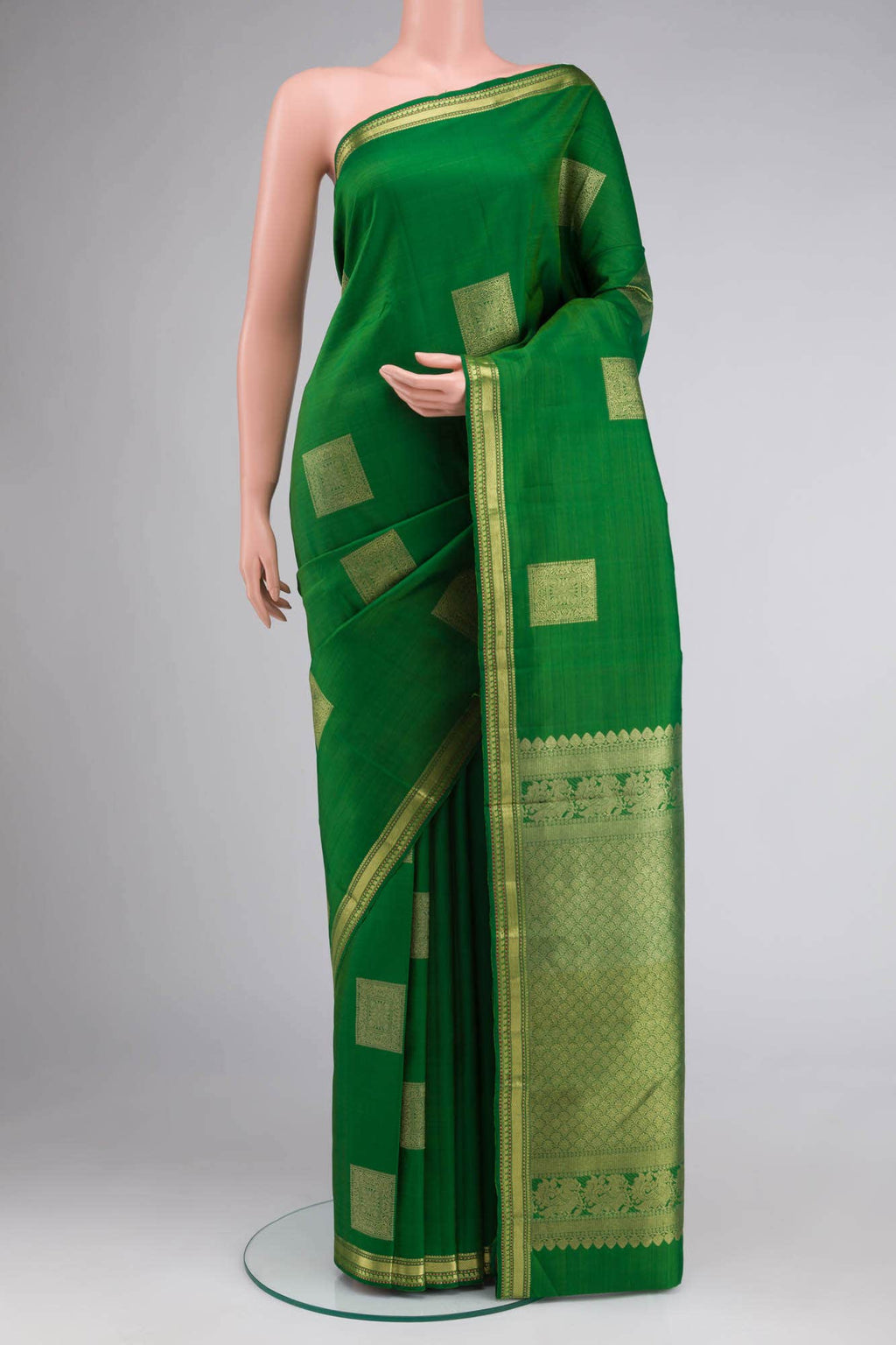 Green Kanchipuram Silk Saree