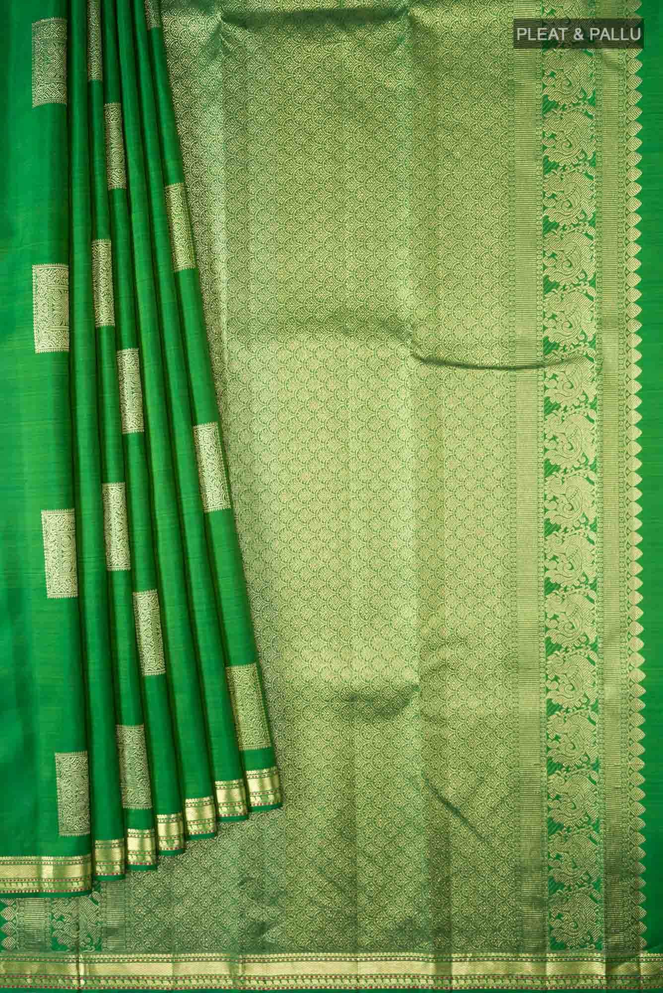 Green Kanchipuram Silk Saree