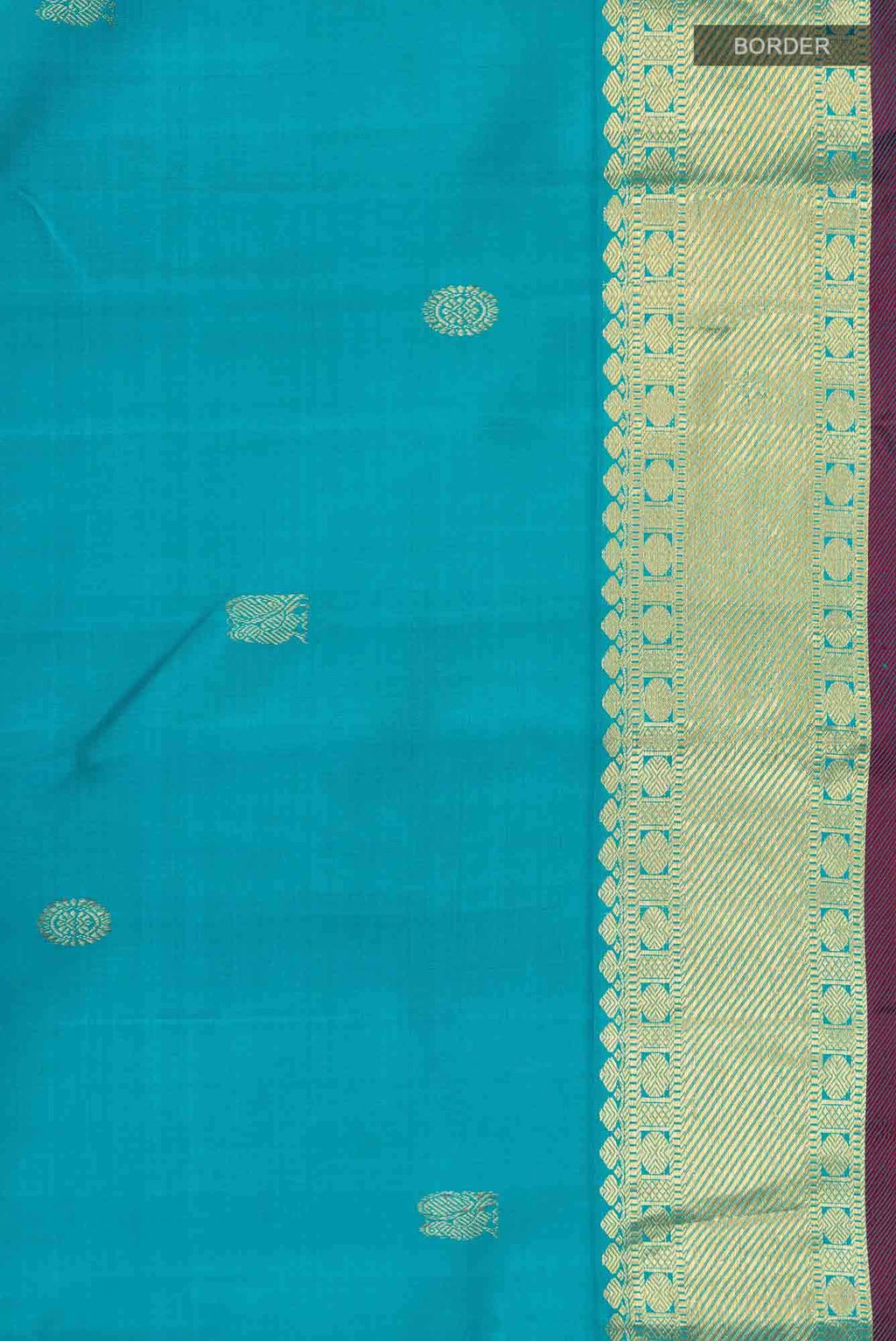 Blue Kanchipuram Silk Saree
