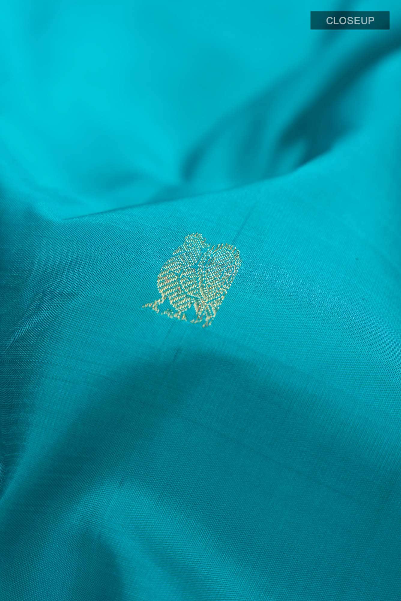 Blue Kanchipuram Silk Saree
