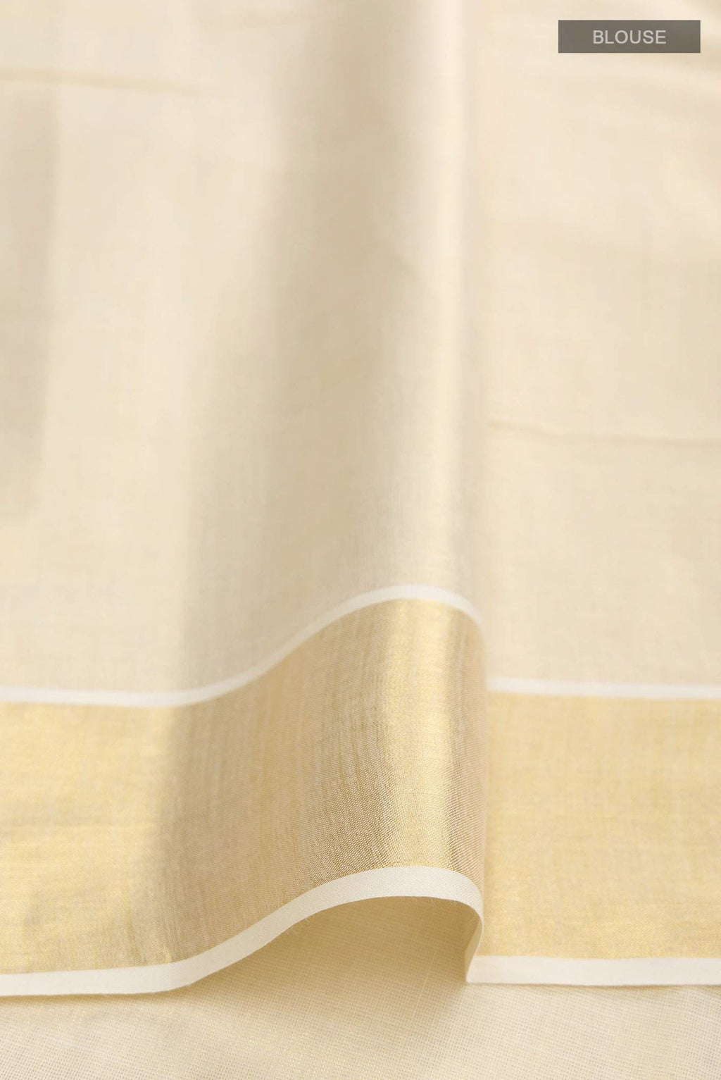 Gold Kerala Cotton Saree
