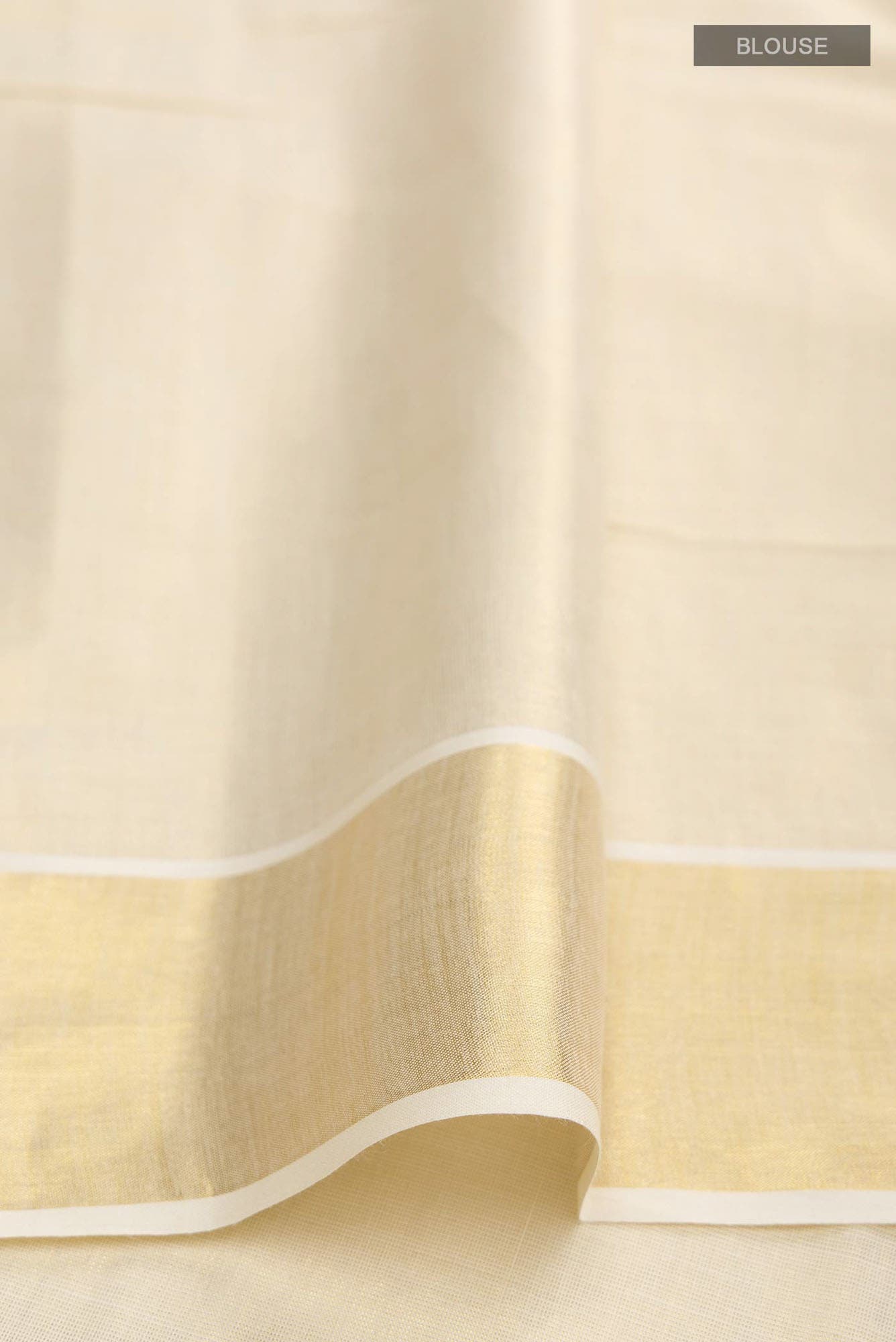 Gold Kerala Cotton Saree