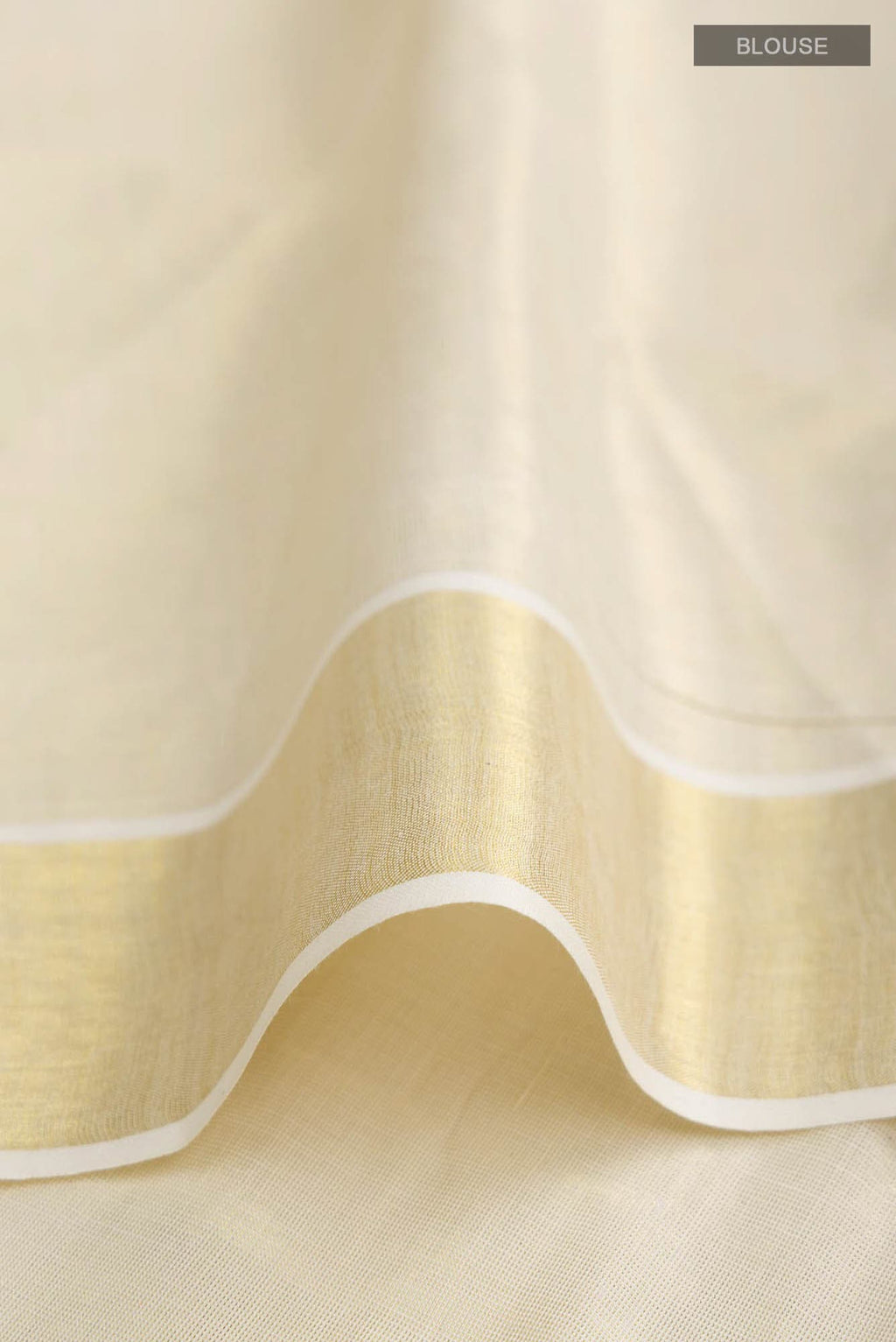 Gold Kerala Cotton Saree