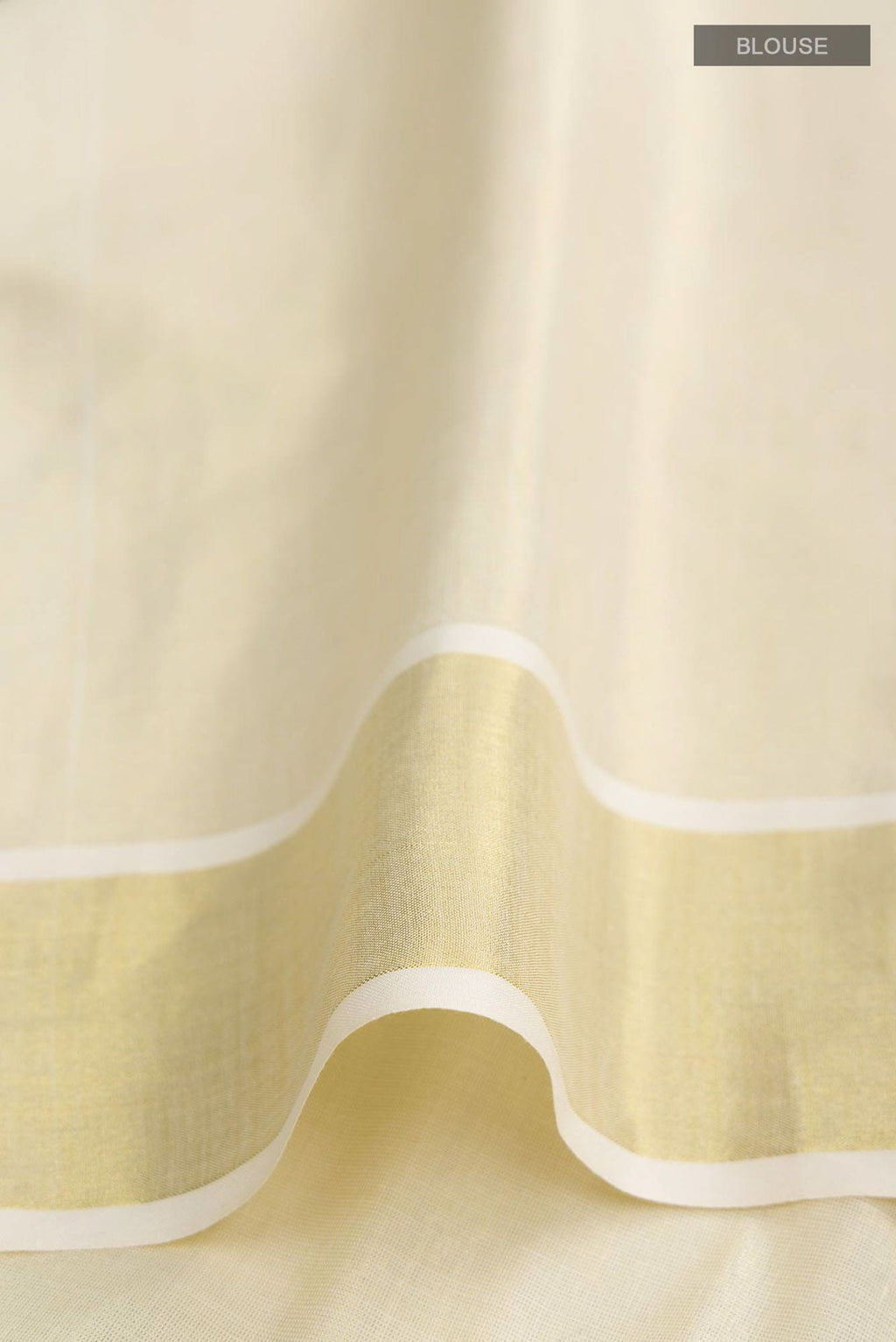 Gold Kerala Cotton Saree