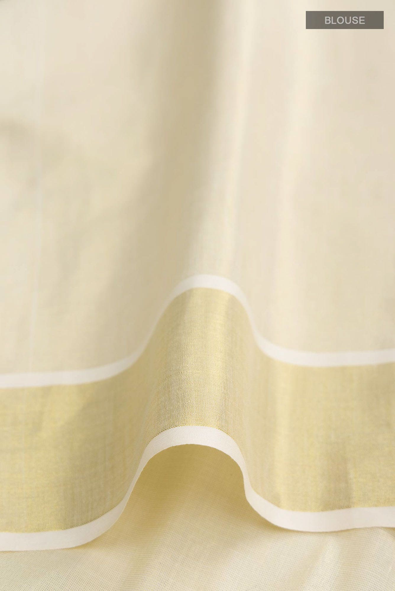 Gold Kerala Cotton Saree