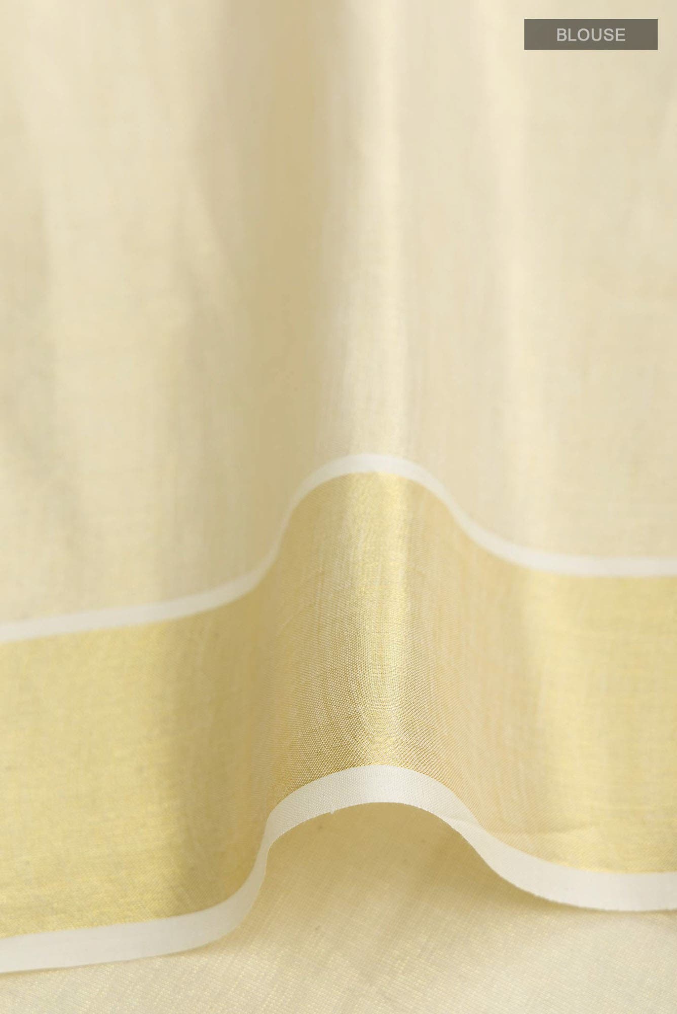 Gold Kerala Cotton Saree