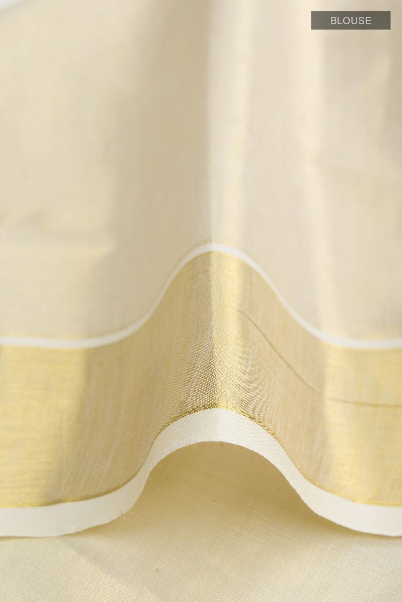 Gold Kerala Cotton Saree