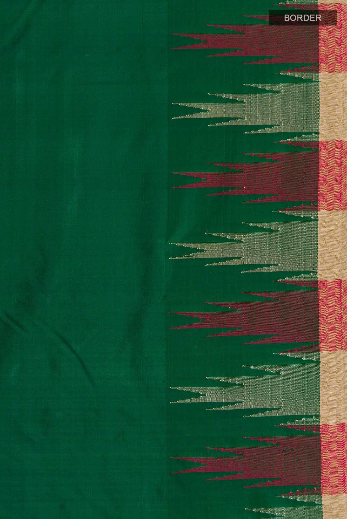 Green Bangalore Silk Saree