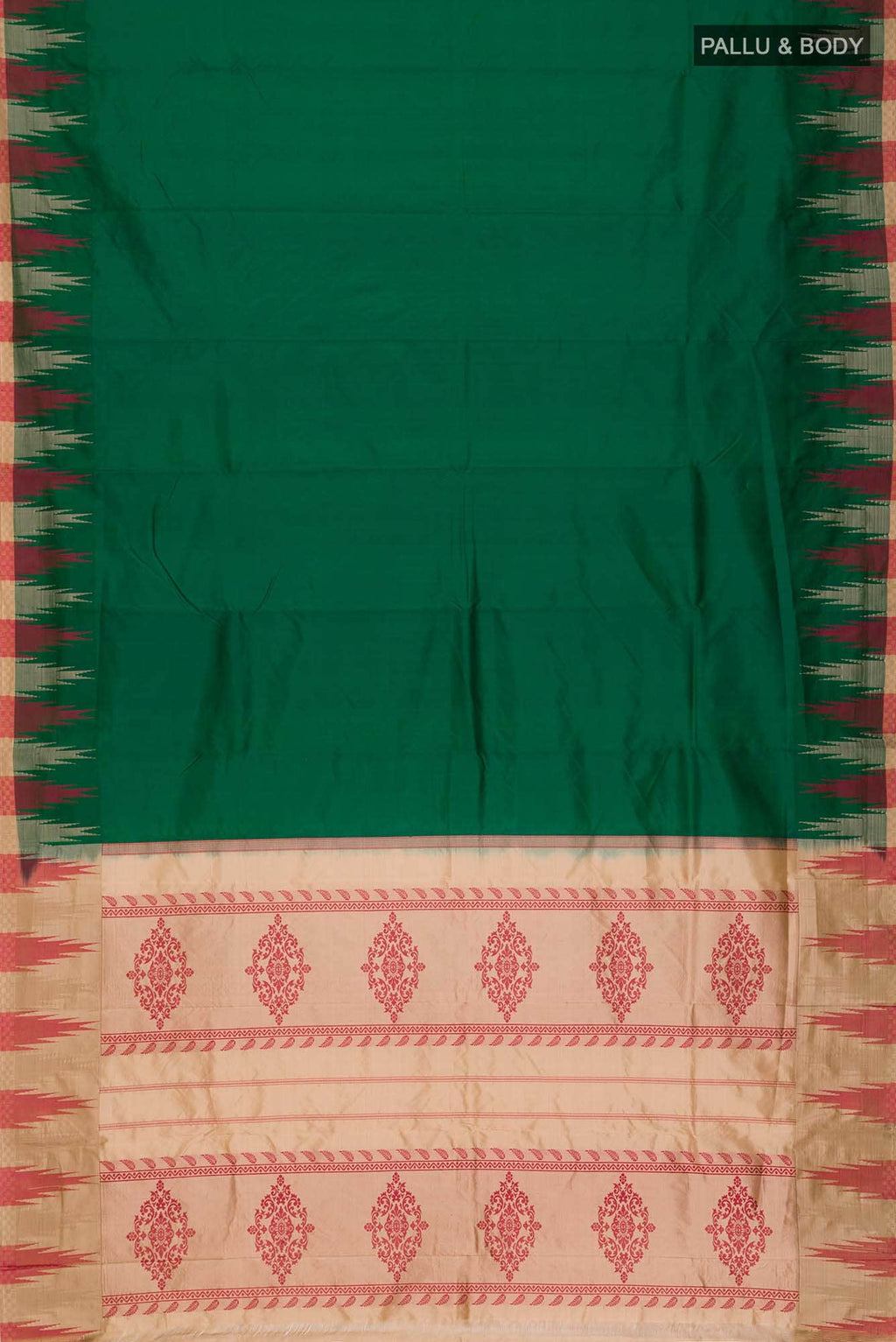 Green Bangalore Silk Saree