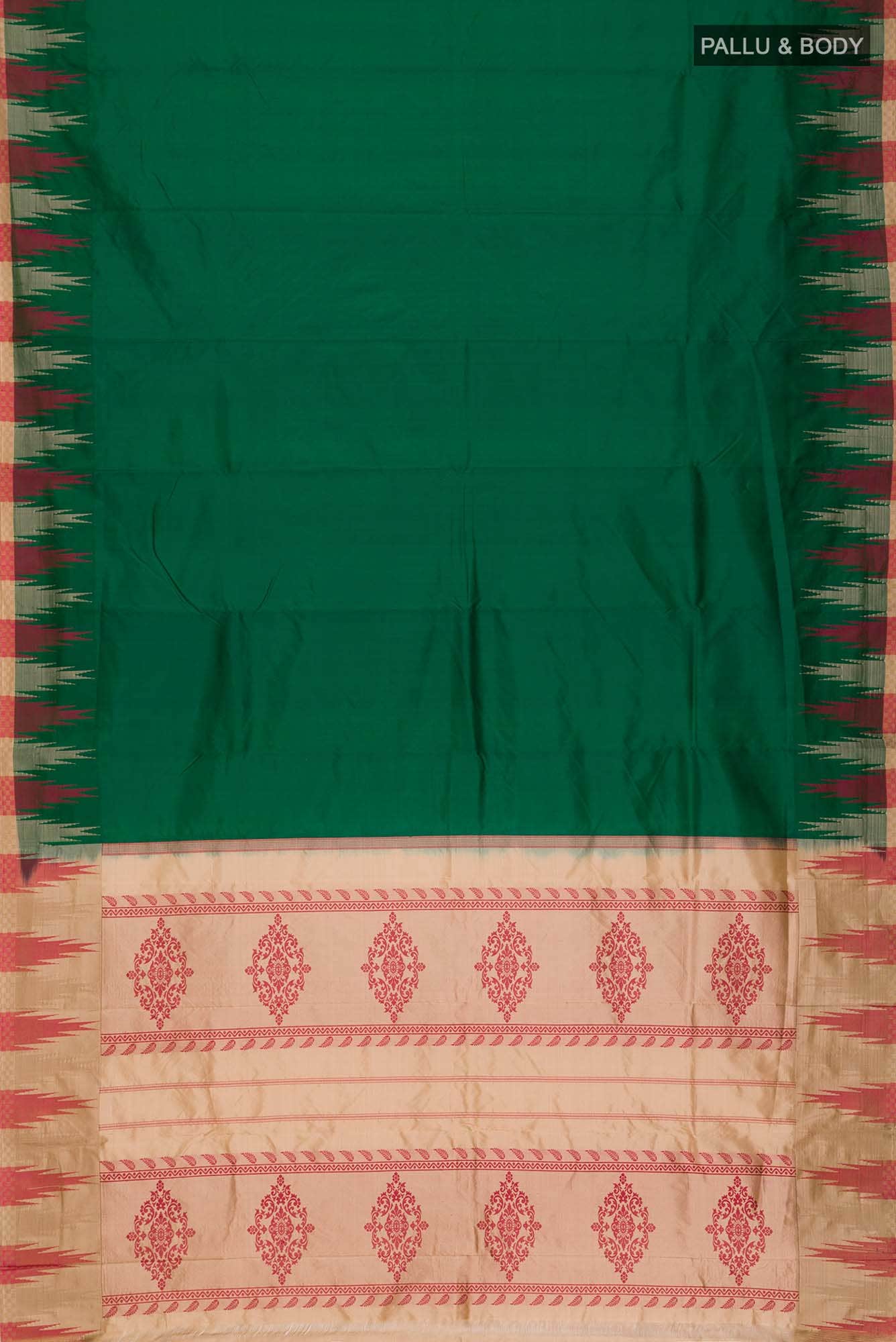 Green Bangalore Silk Saree