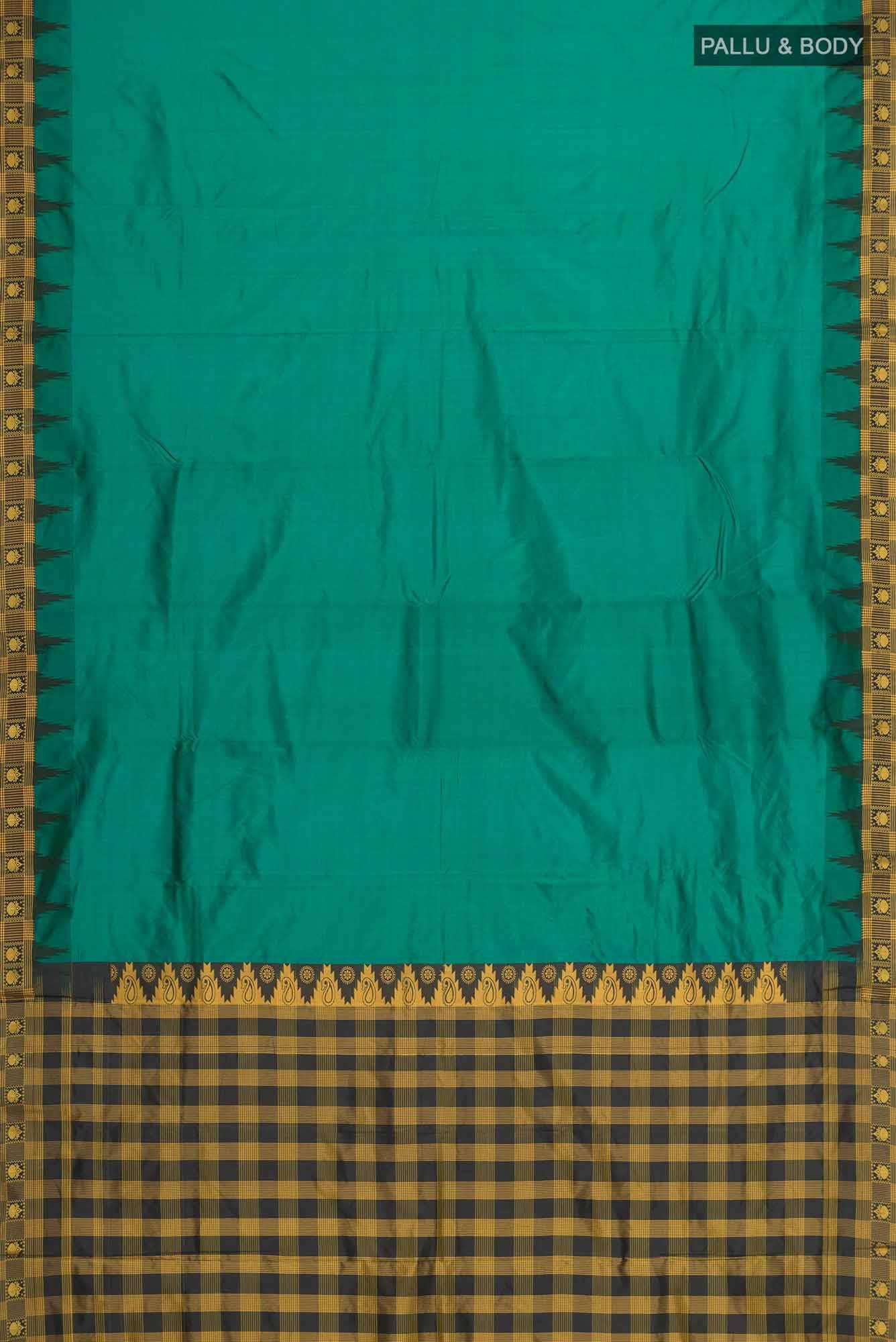 Green Bangalore Silk Saree