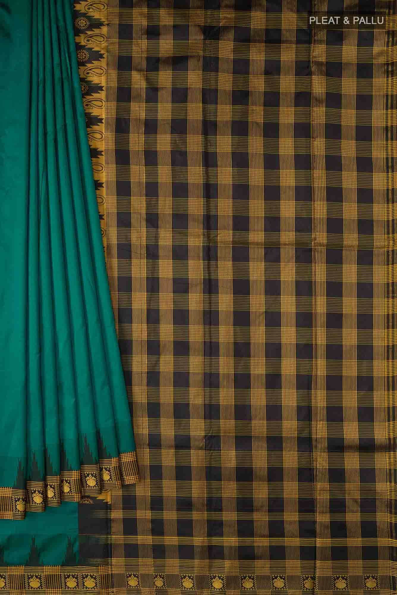 Green Bangalore Silk Saree