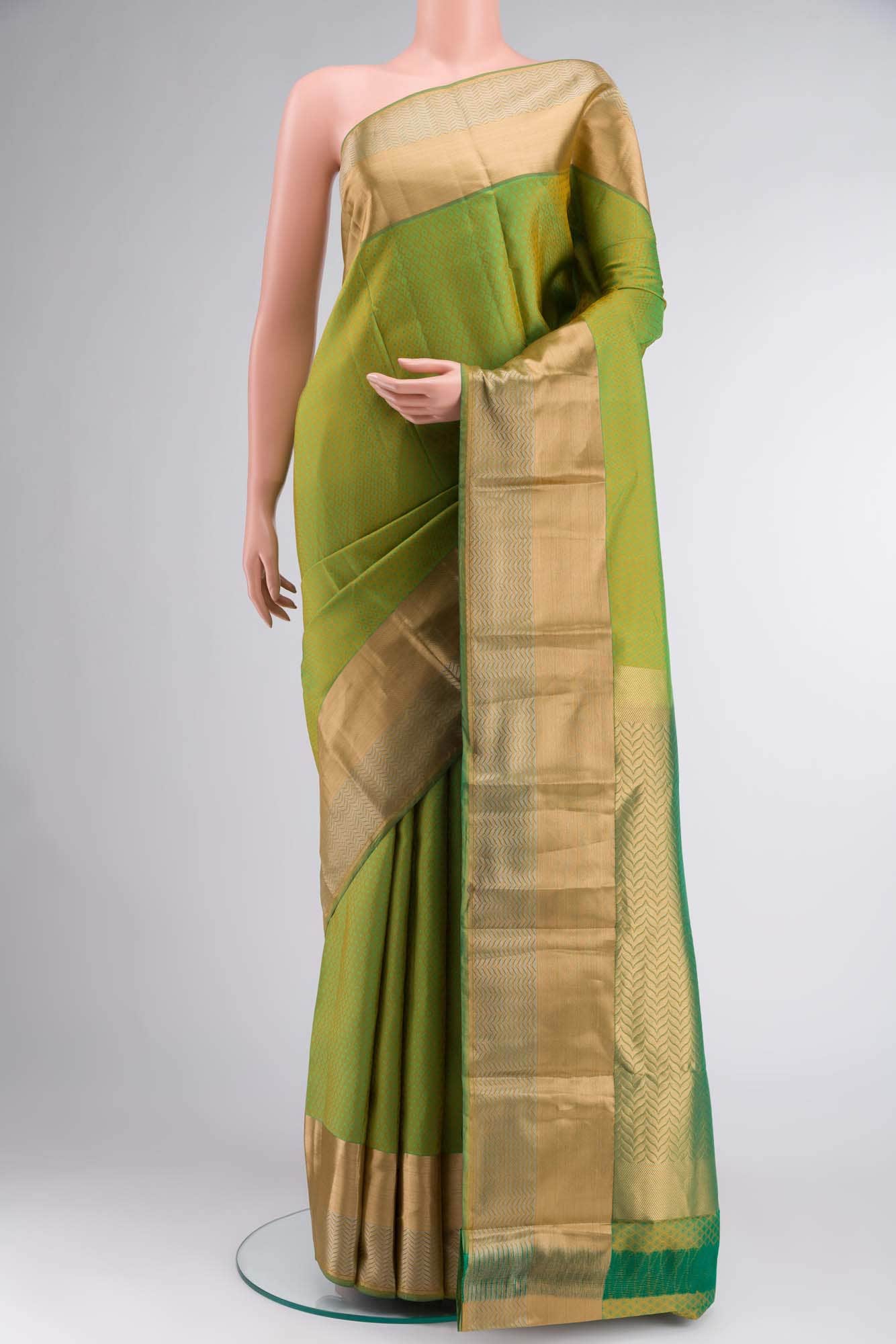 Green Kanchipuram Silk Saree
