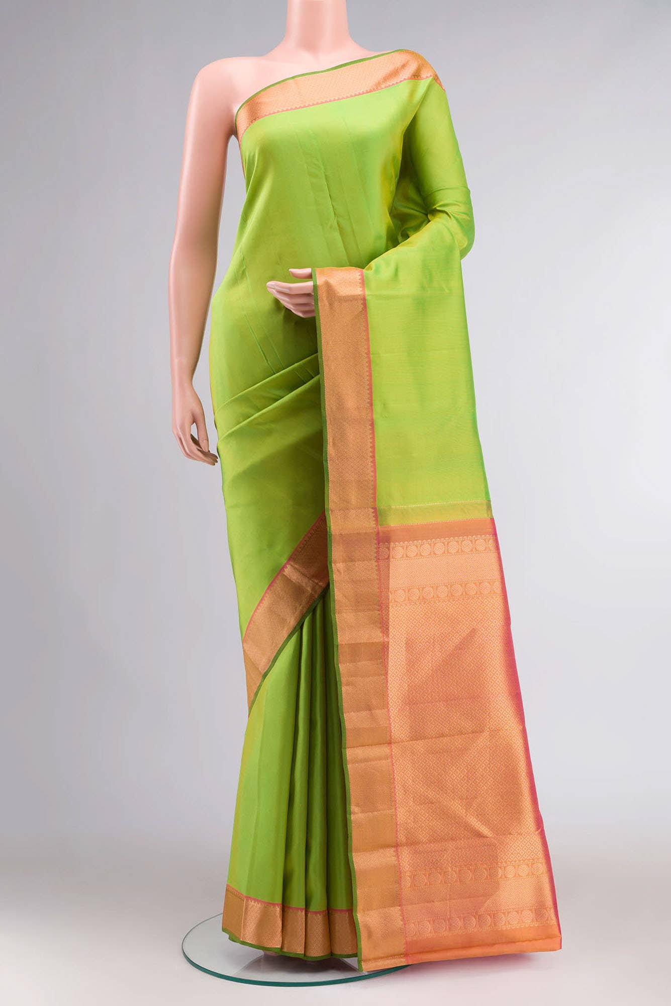 Green Kanchipuram Silk Saree