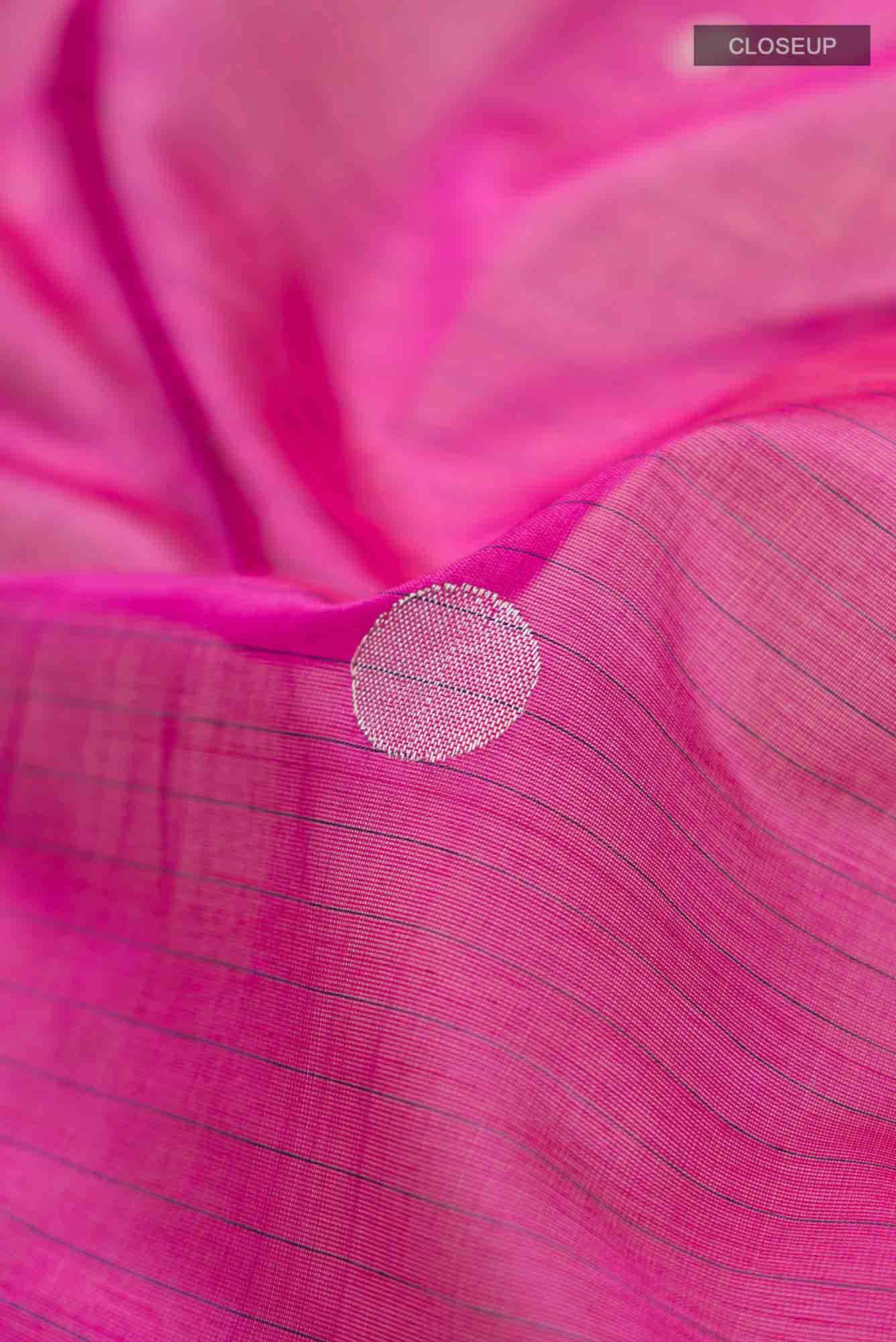 Pink Silk Cotton Saree
