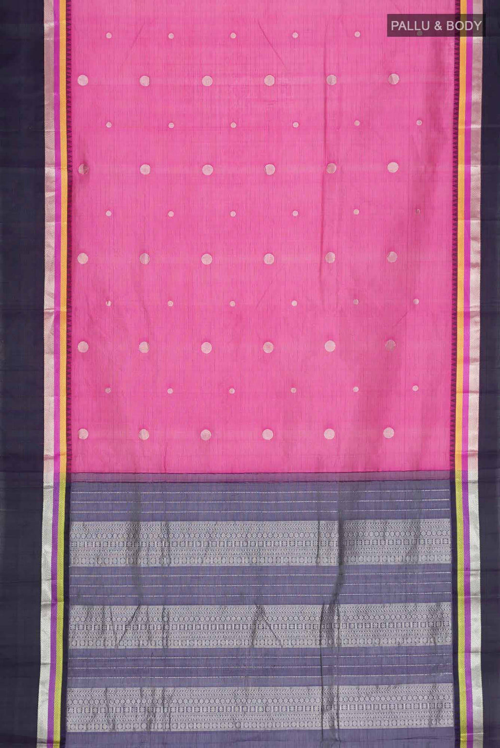 Pink Silk Cotton Saree