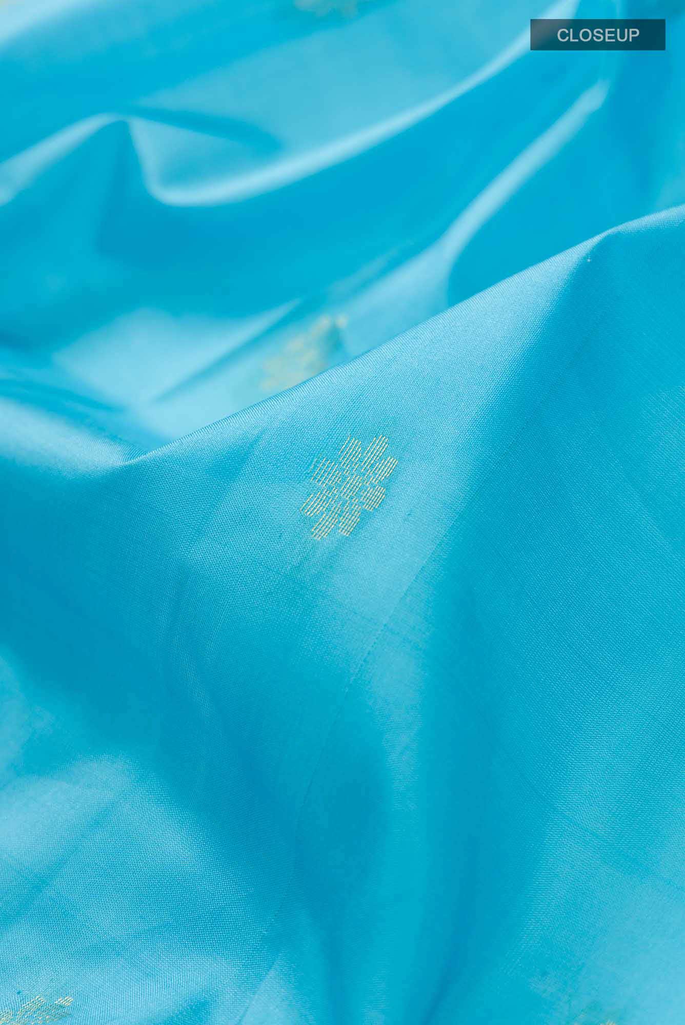 Blue Kanchipuram Silk Saree
