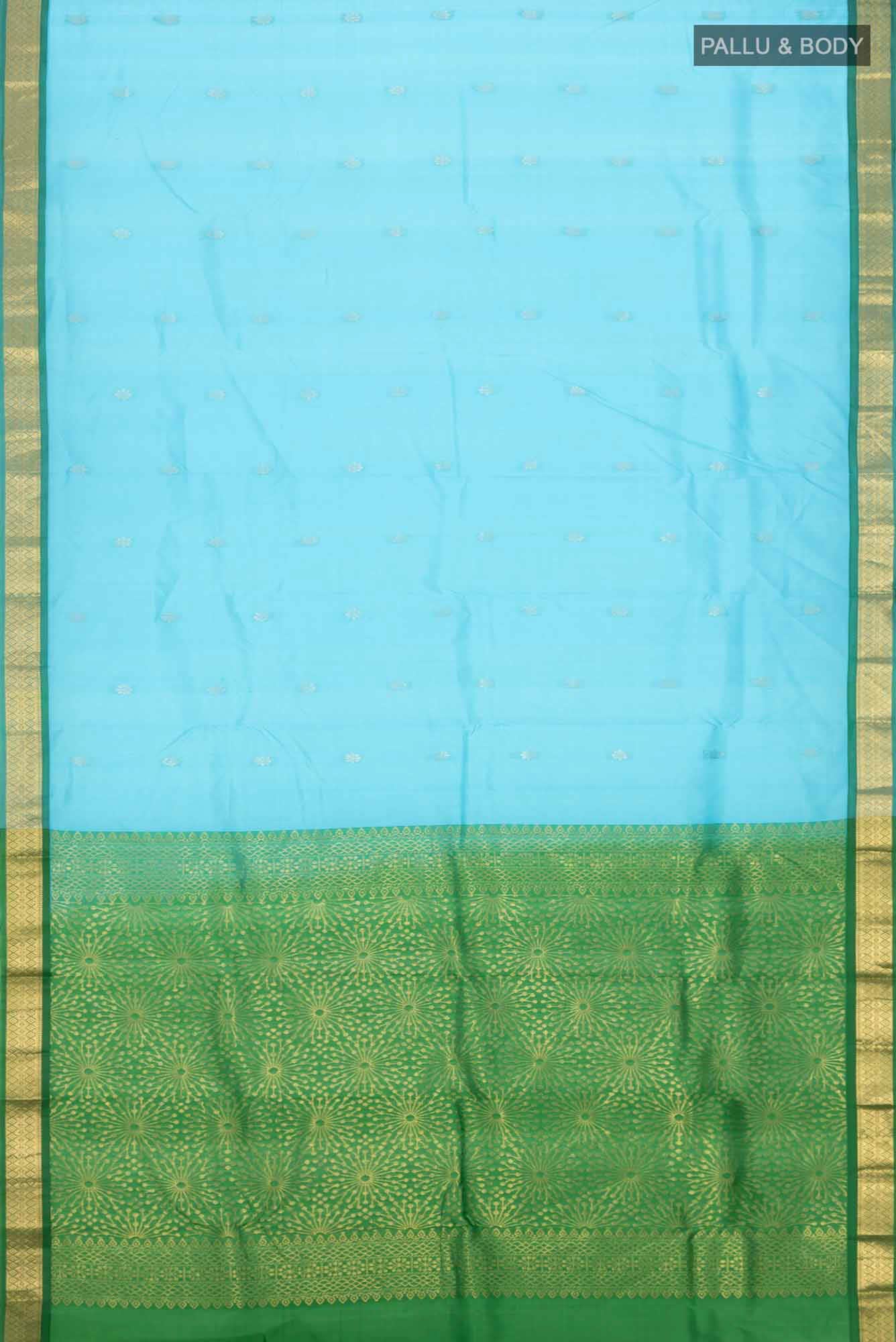 Blue Kanchipuram Silk Saree
