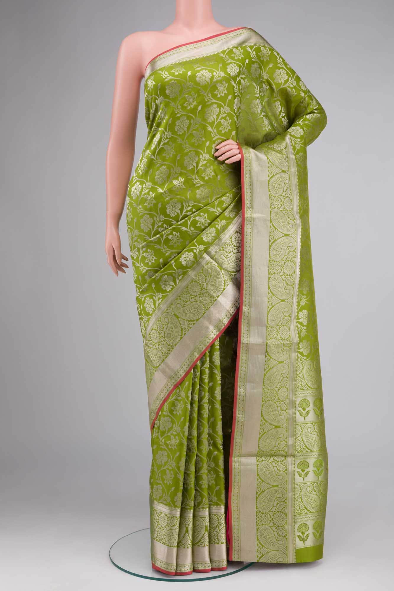 Green Soft Silk Saree