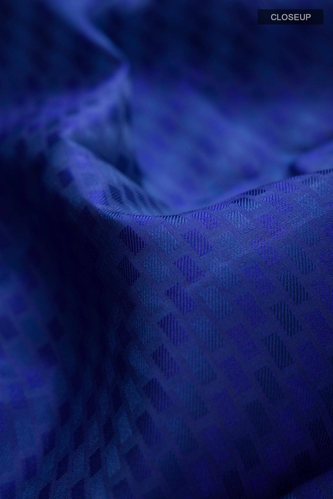Blue Dual Tone Kanchipuram Silk Saree