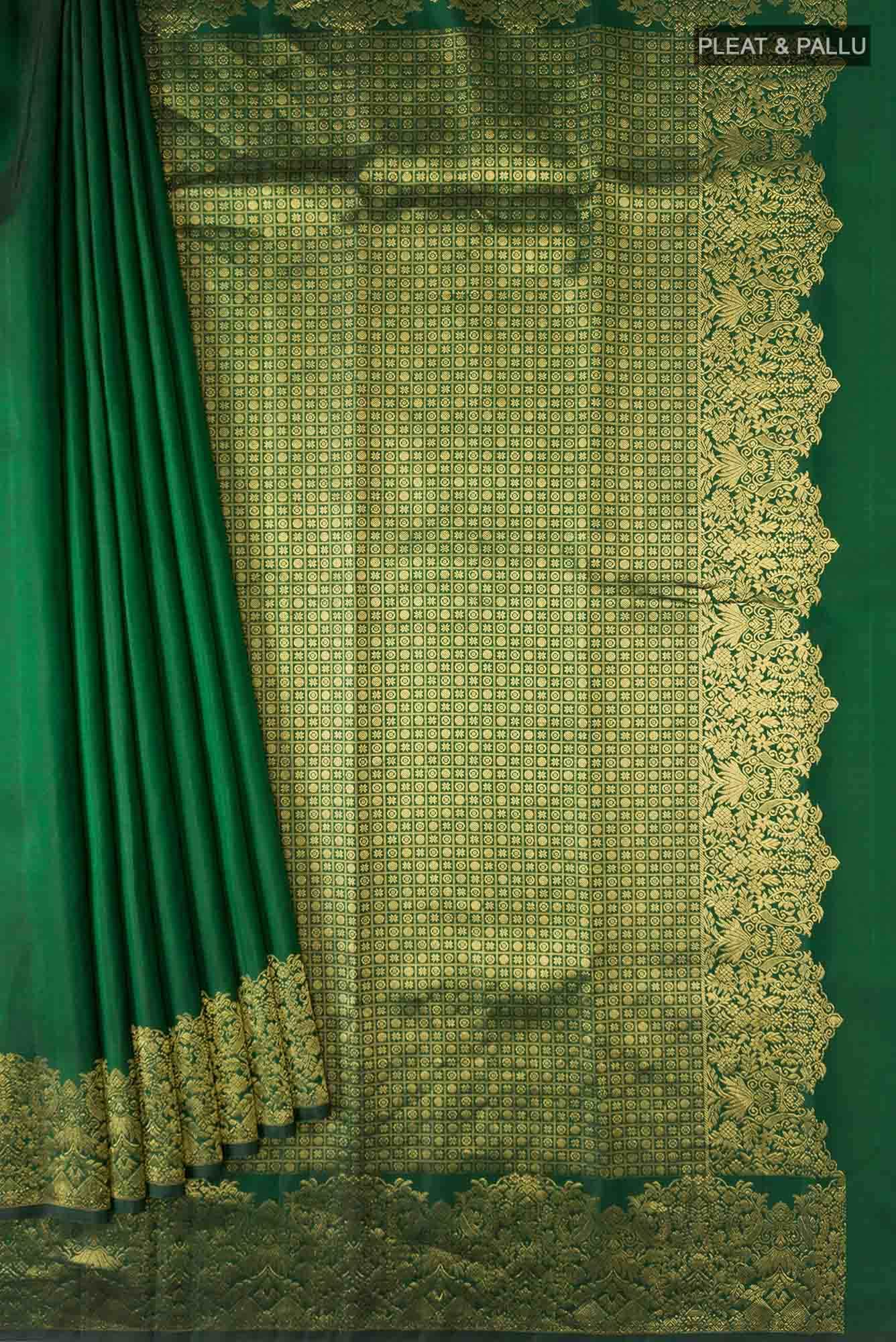 Green Kanchipuram Silk Saree
