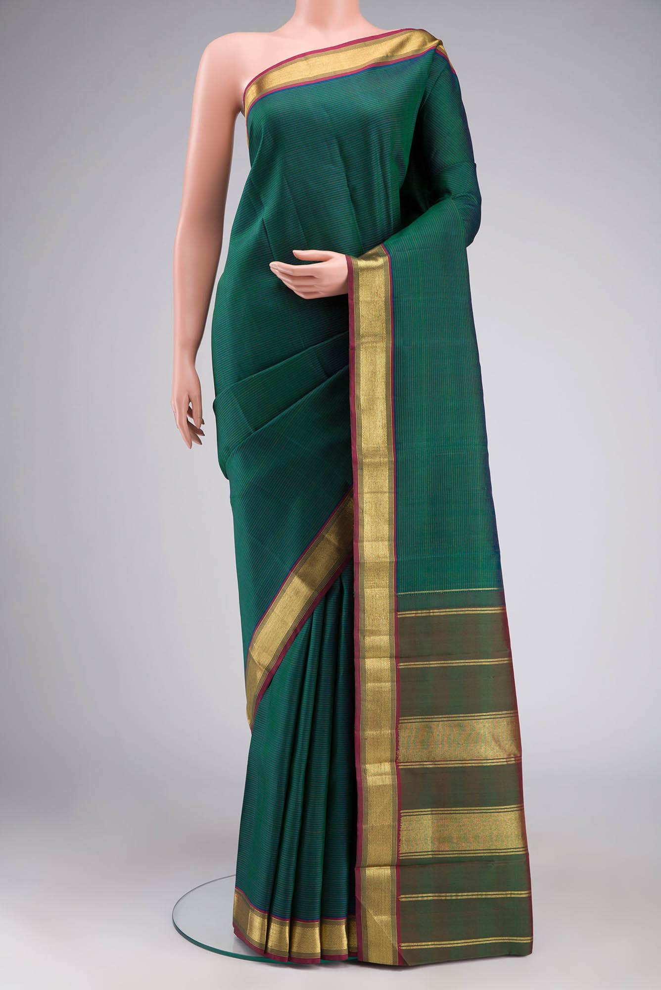 Green Kanchipuram Silk Saree