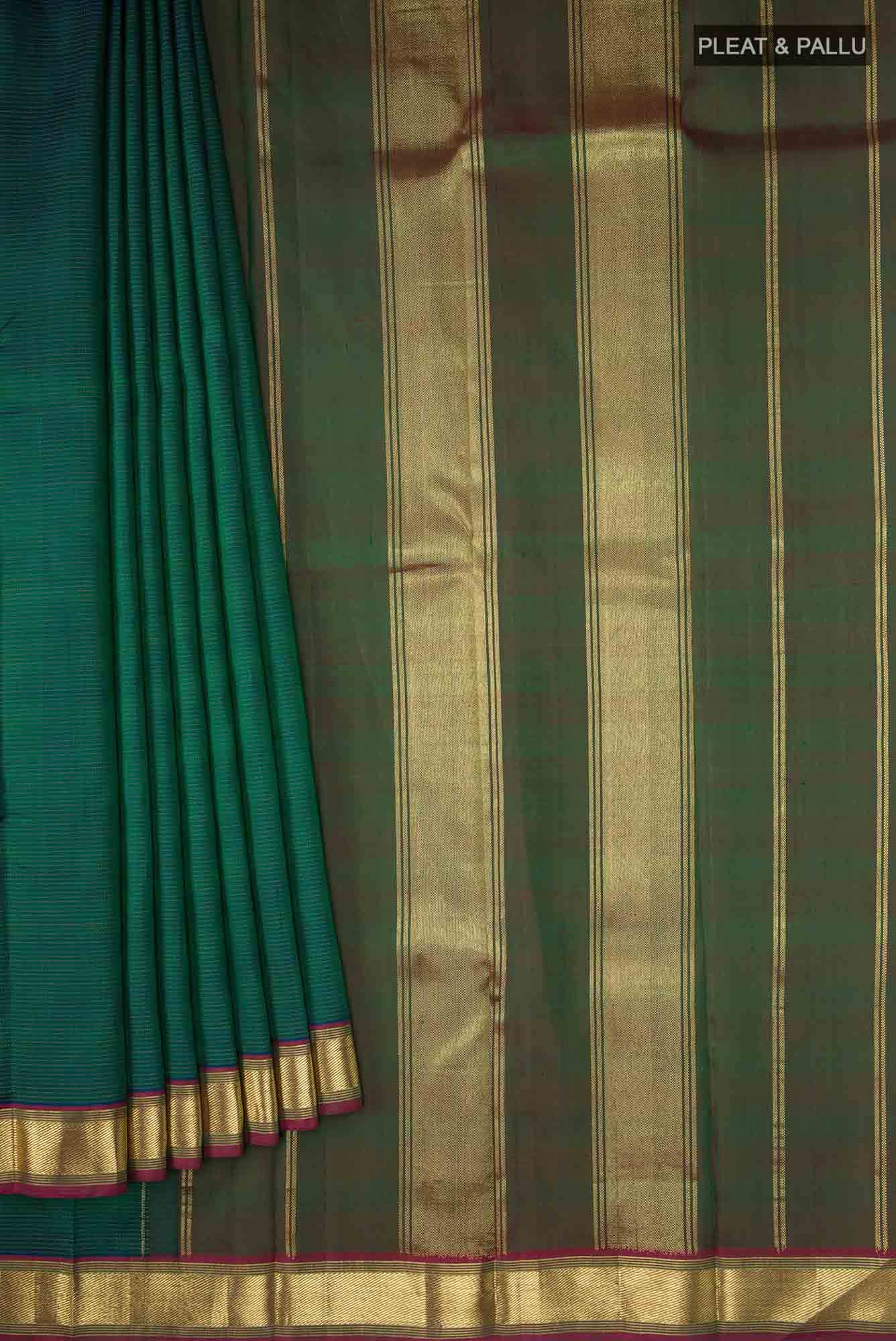 Green Kanchipuram Silk Saree