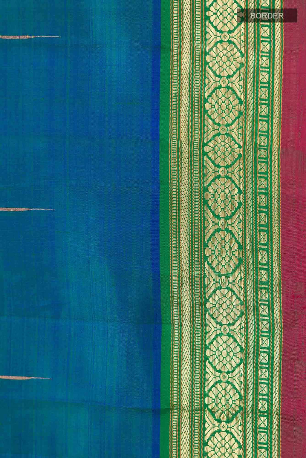 Blue Kanchipuram Silk Saree