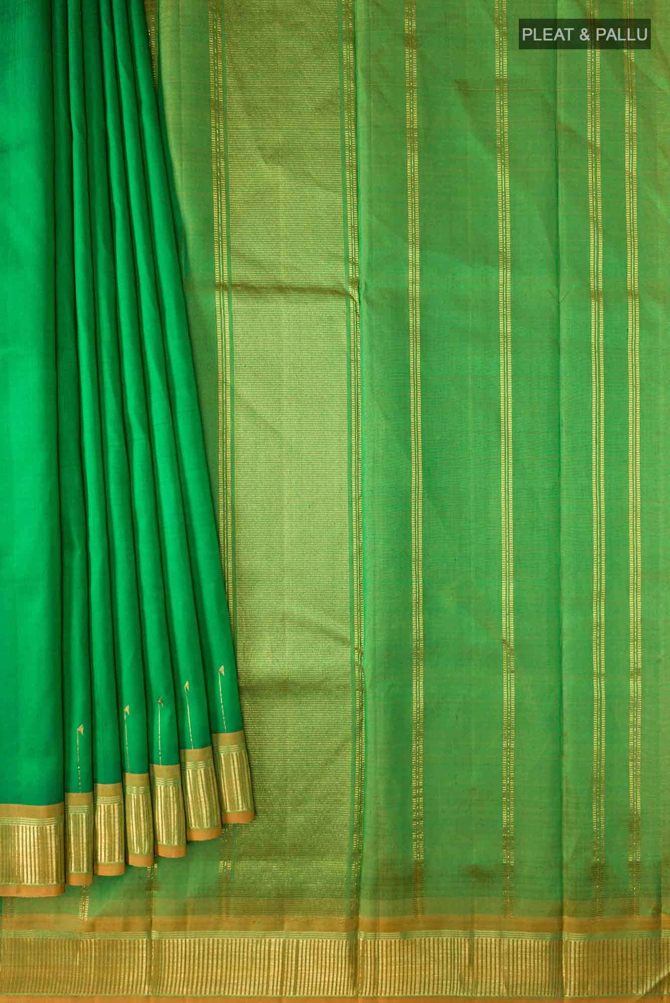 Green Kanchipuram Silk Saree