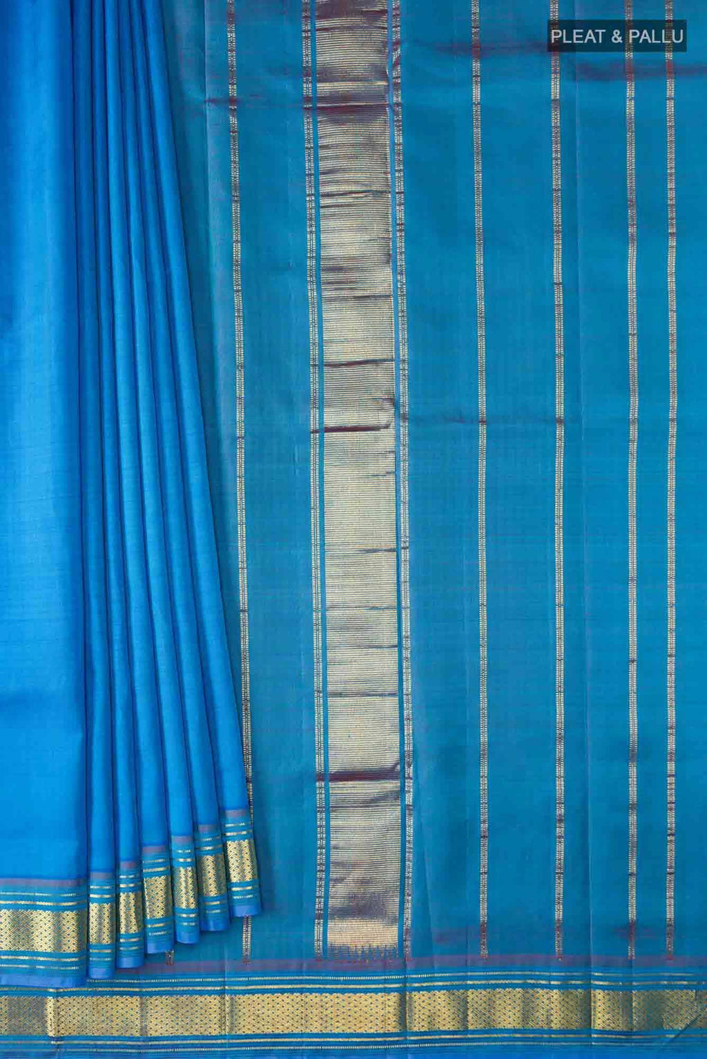 Blue Kanchipuram Silk Saree