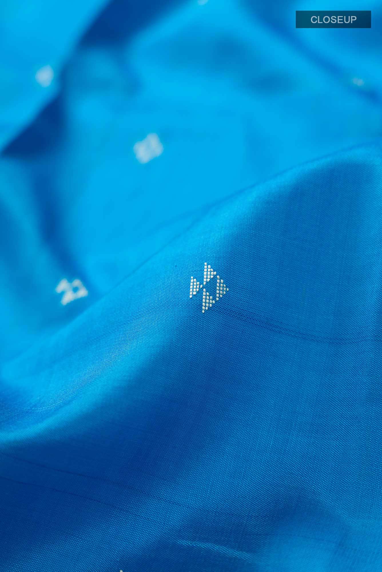 Blue Kanchipuram Silk Saree