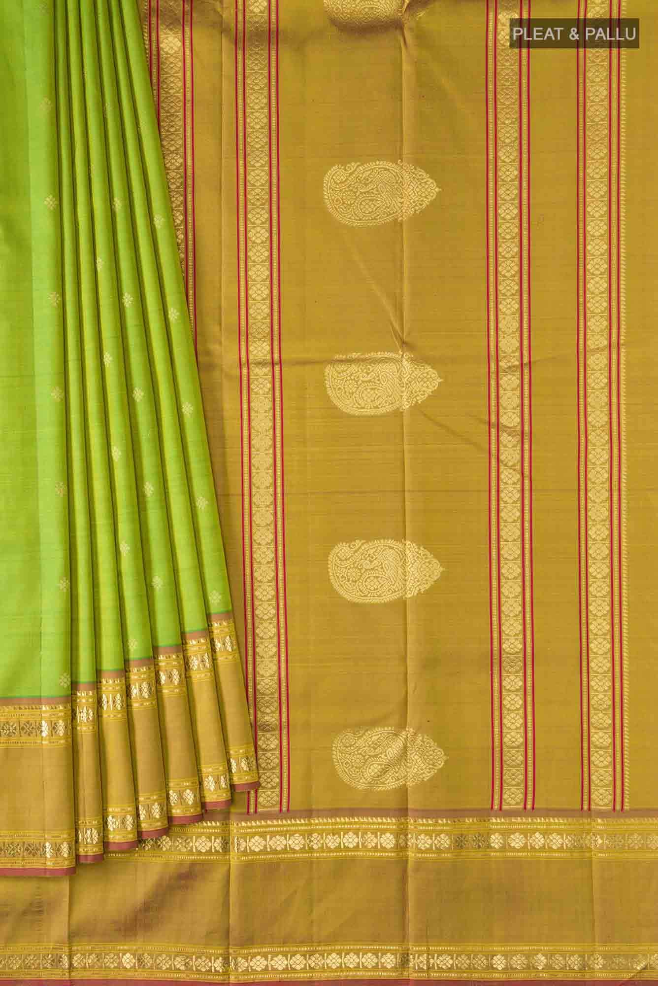 Green Kanchipuram Silk Saree