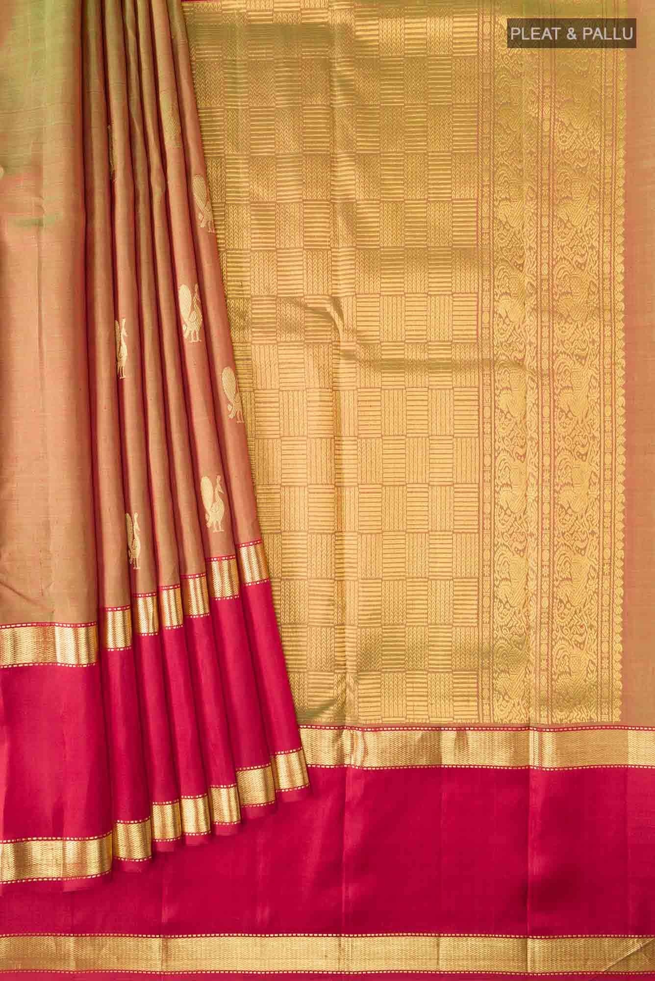 Green Kanchipuram Saree