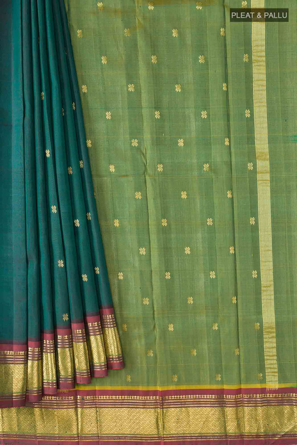 Green Kanchipuram Silk Saree