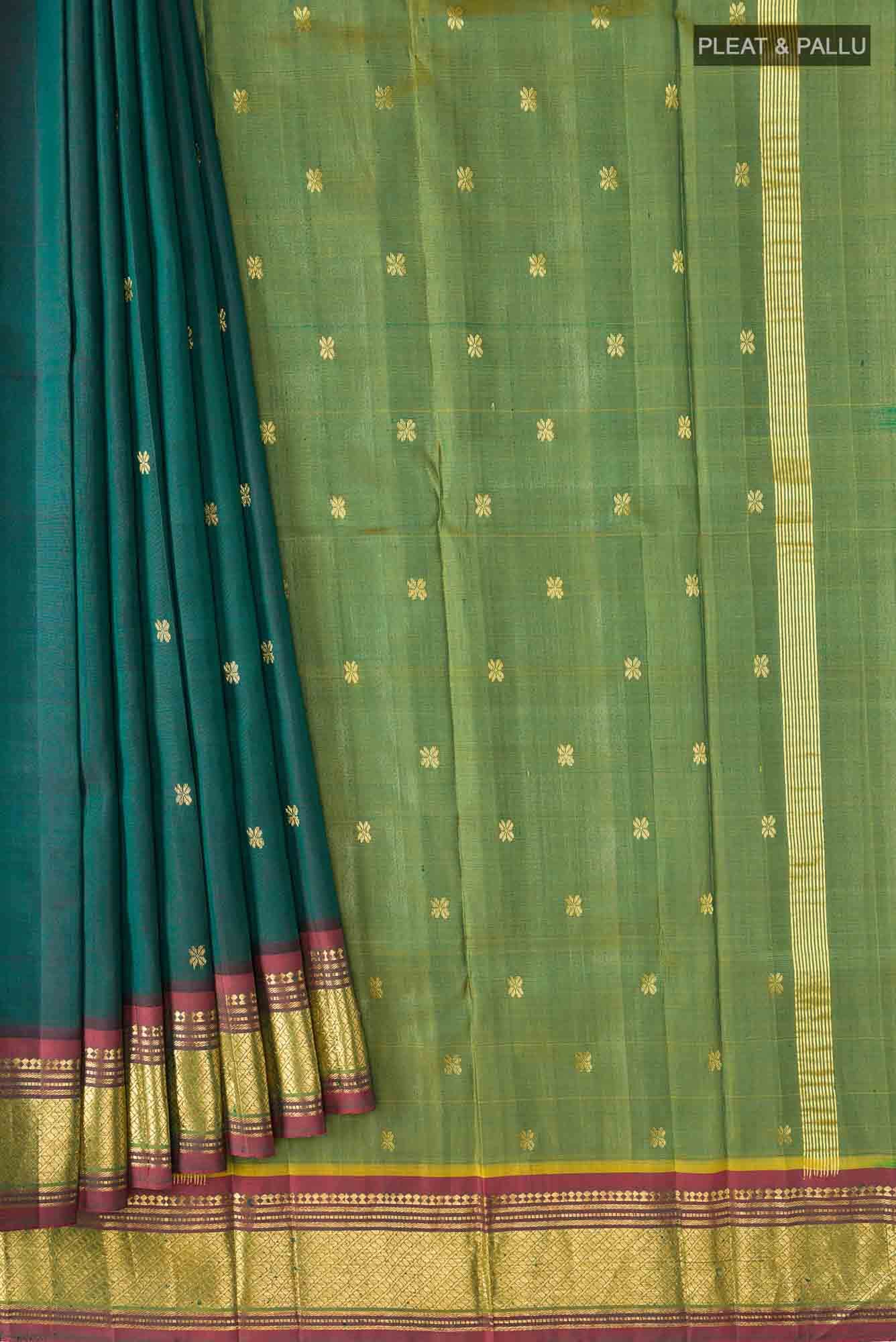Green Kanchipuram Silk Saree