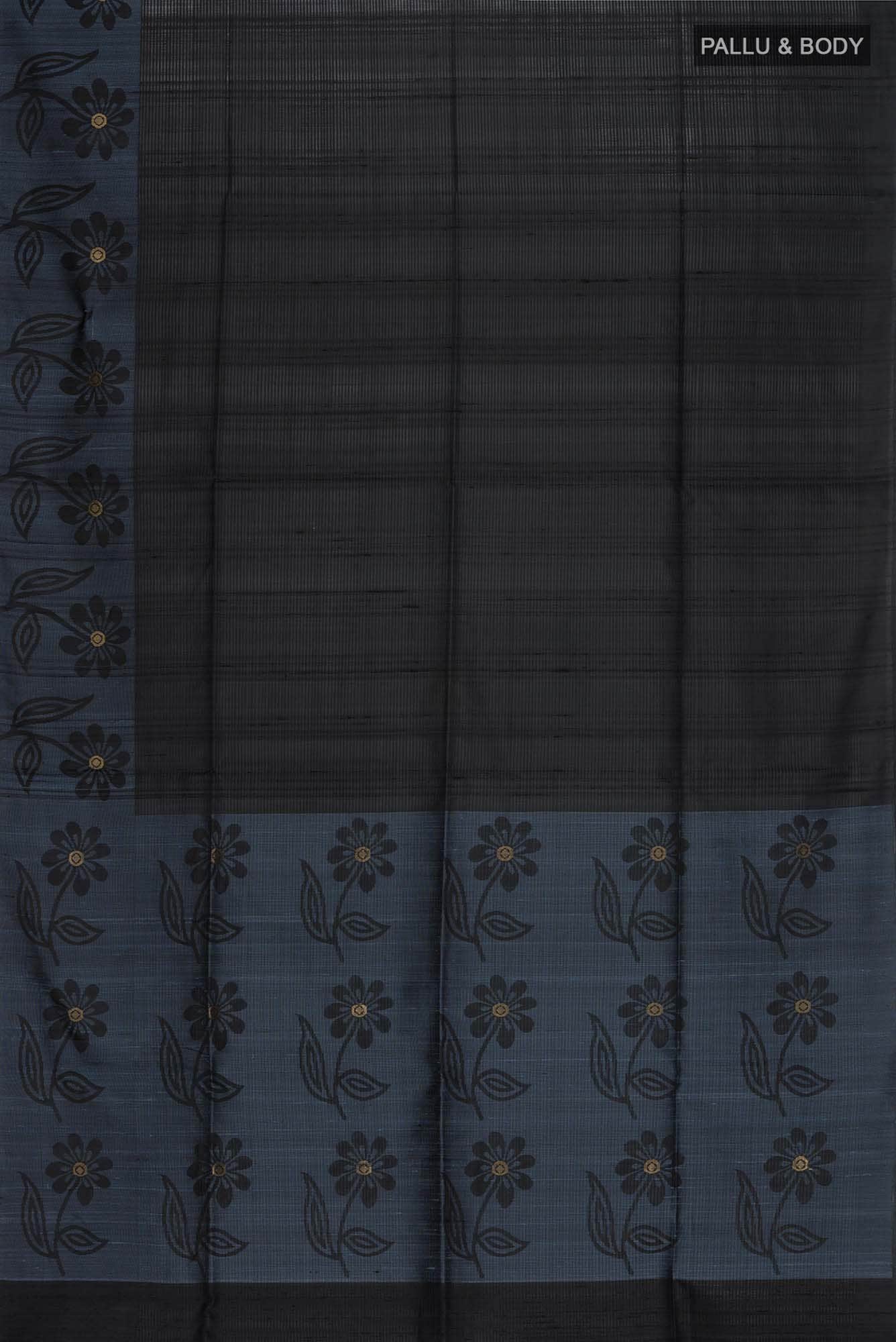 Black Soft Silk Saree